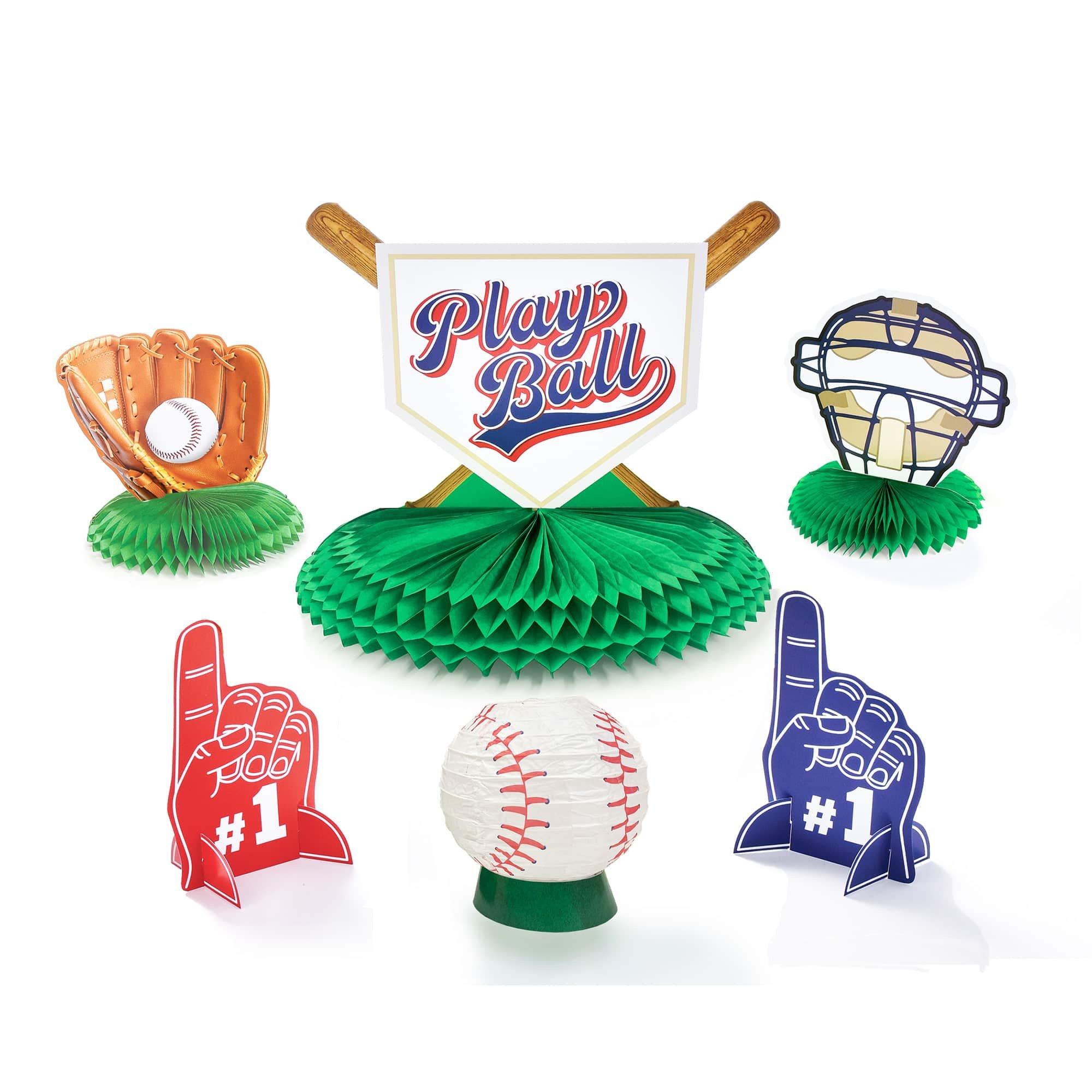 Baseball Tabletop Decorating Kit, 7pc