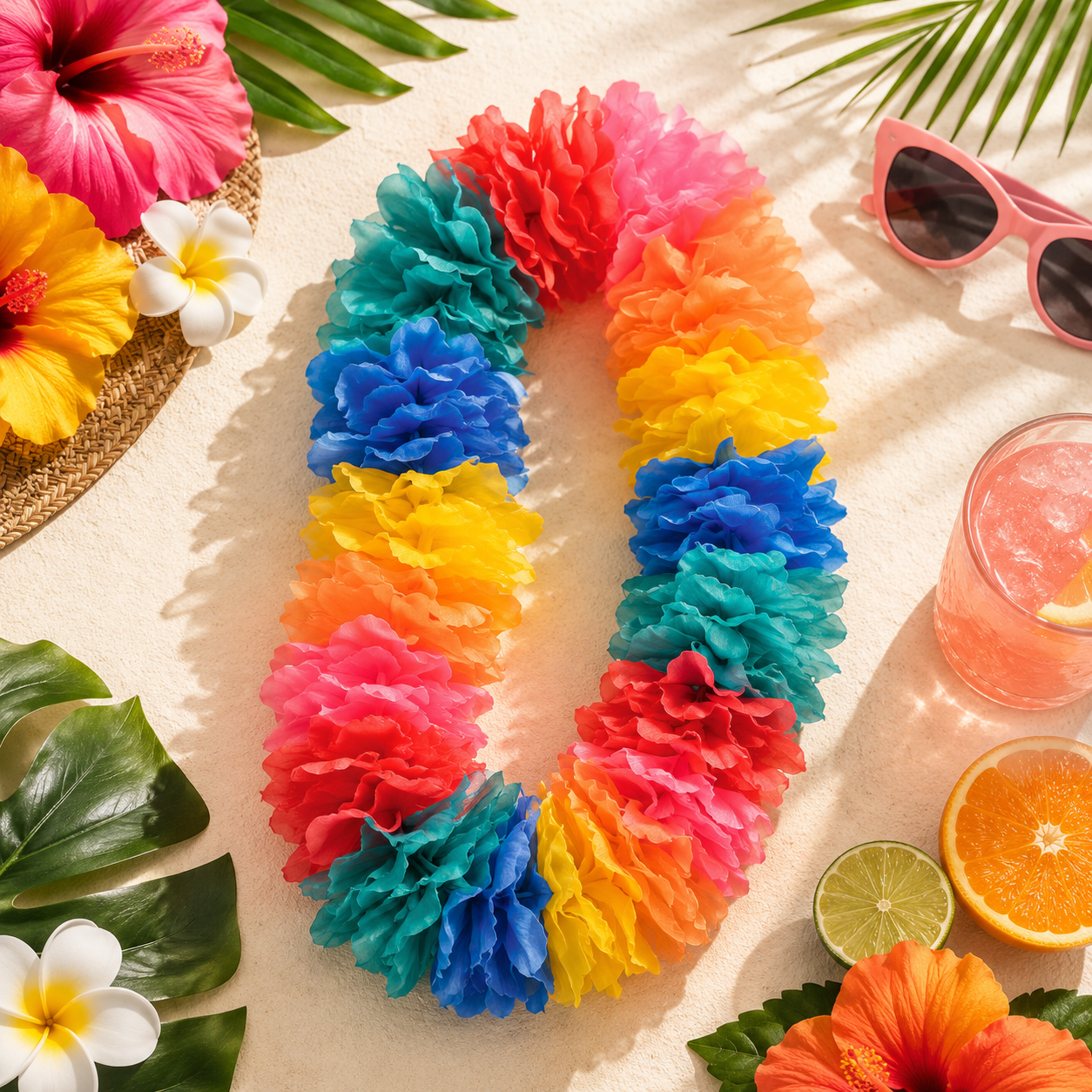 Summer Dream Rainbow Lei