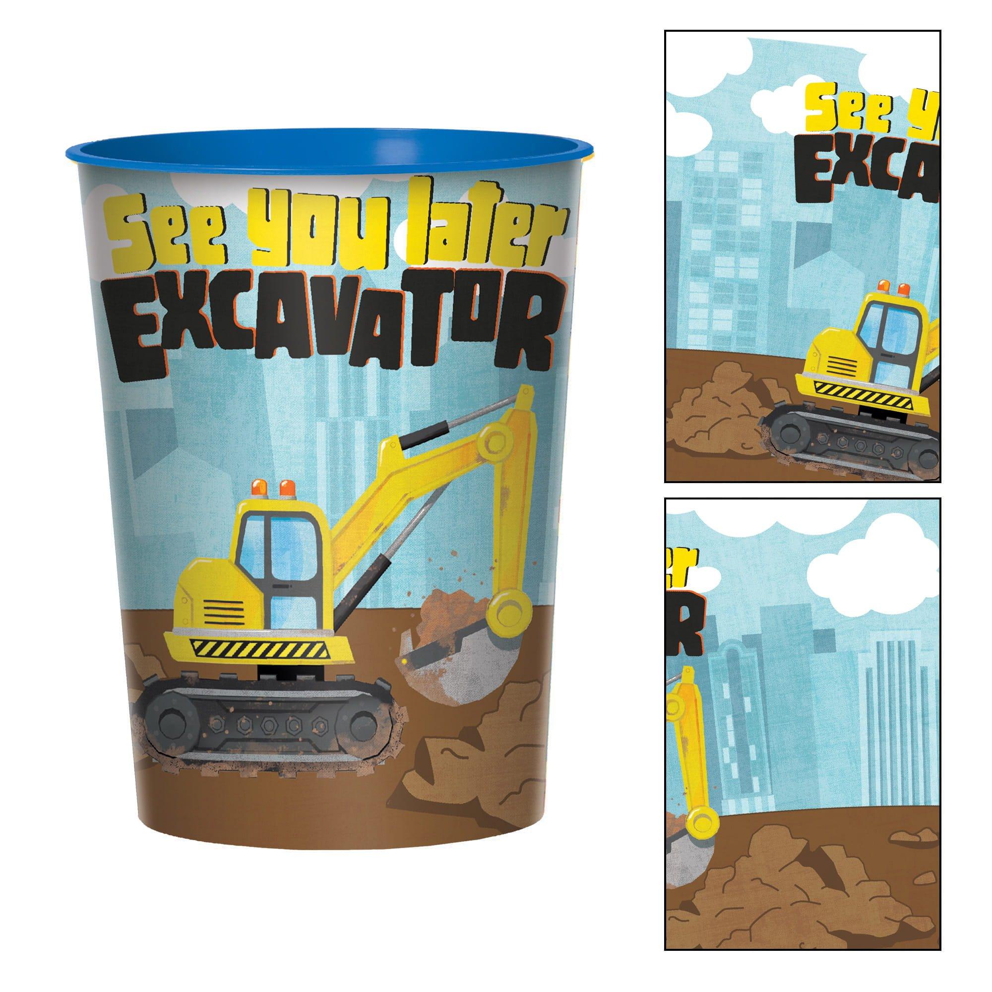Construction Party Plastic Favor Cup, 16oz