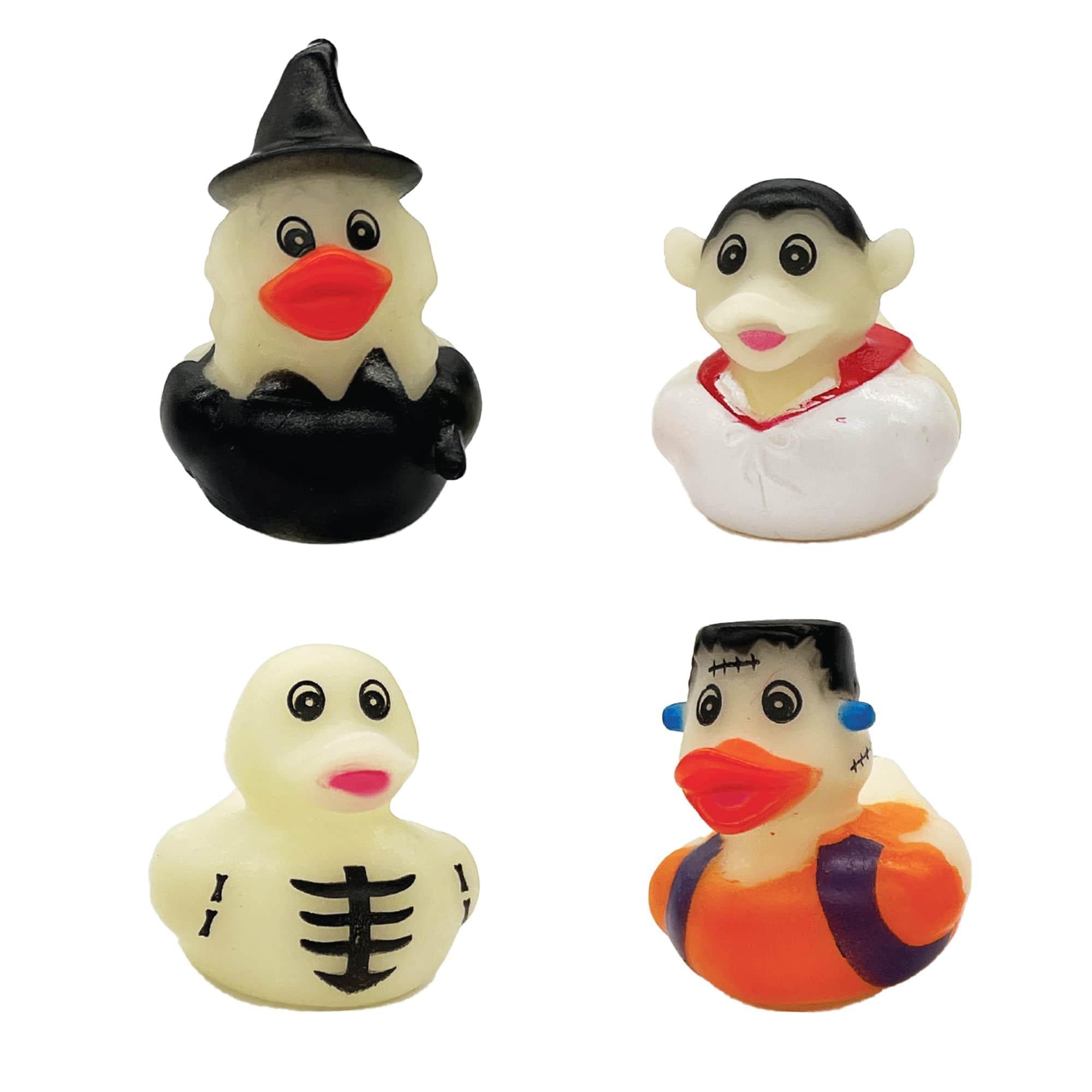 Mini Halloween Rubber Duckies ?C 8ct ?C Assorted Spooky Characters