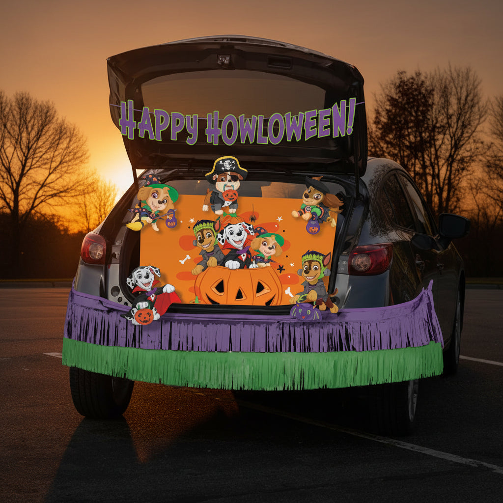 PAW Patrol Halloween Trunk or Treat Decorating Kit, 16pc