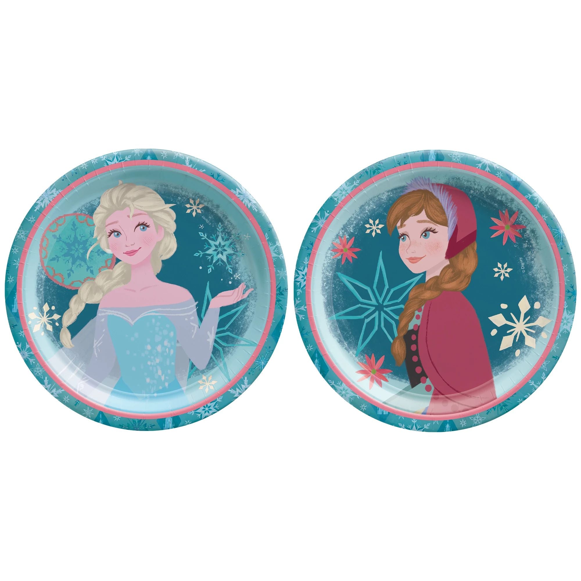 Frozen Paper Plates, 8ct Dessert or Lunch, Assorted Options
