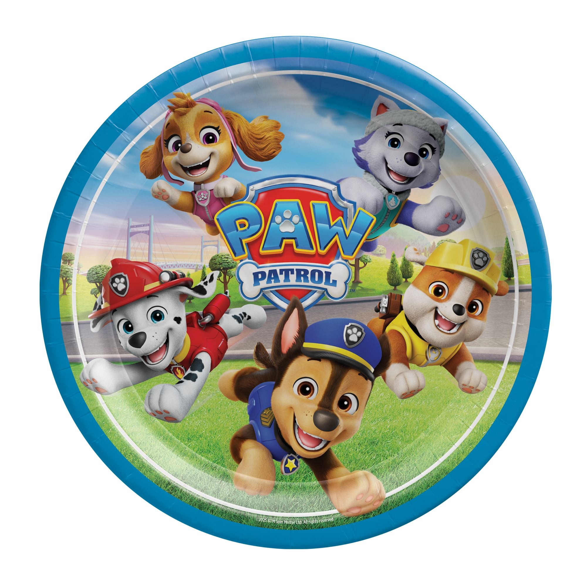 Paw Patrol Lunch Plates, 9in, 8ct