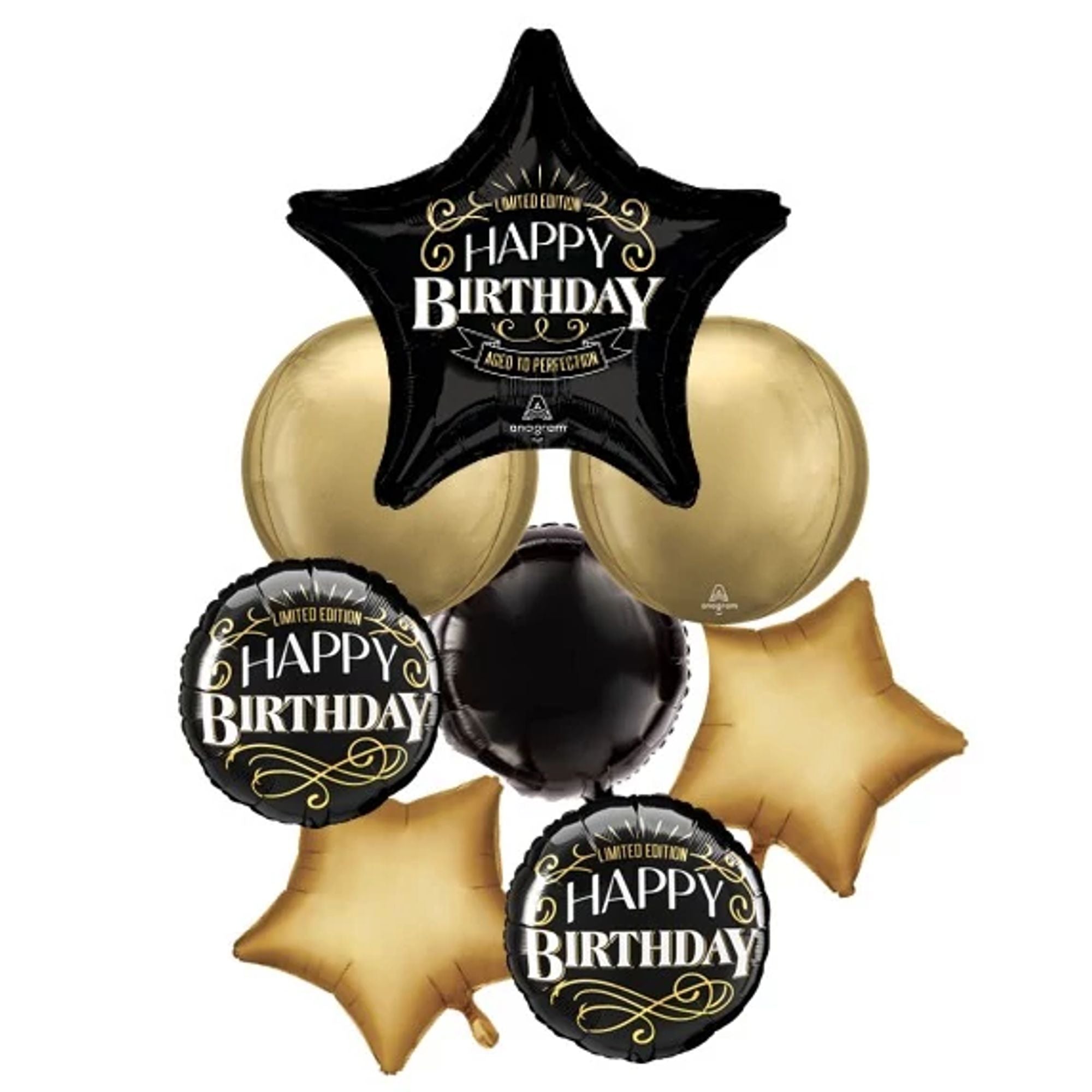 Better With Age Birthday Balloon Bouquet, 8pc