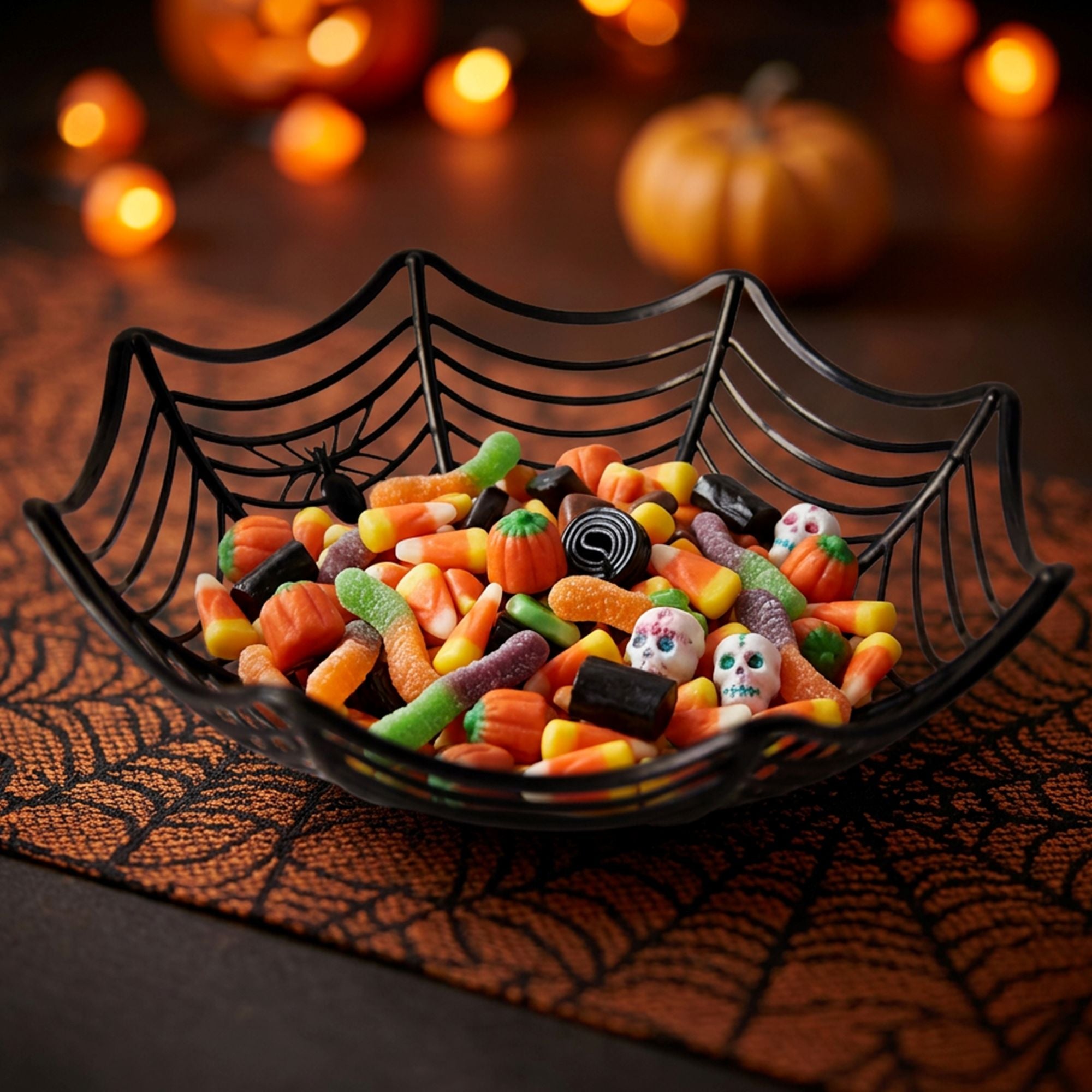 Spider Web Candy Bowl