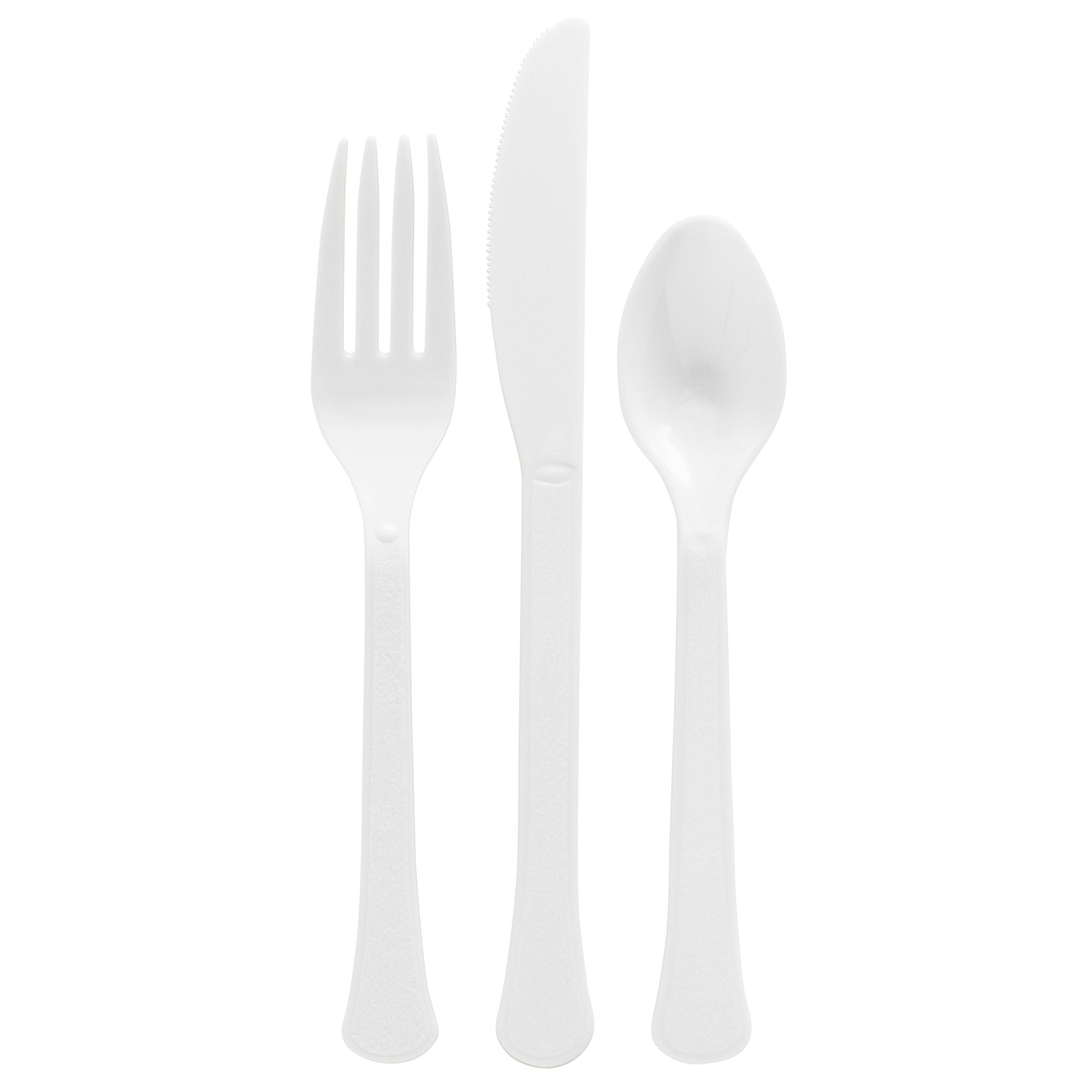 Plastic Cutlery Set, Assorted Colors, 24ct