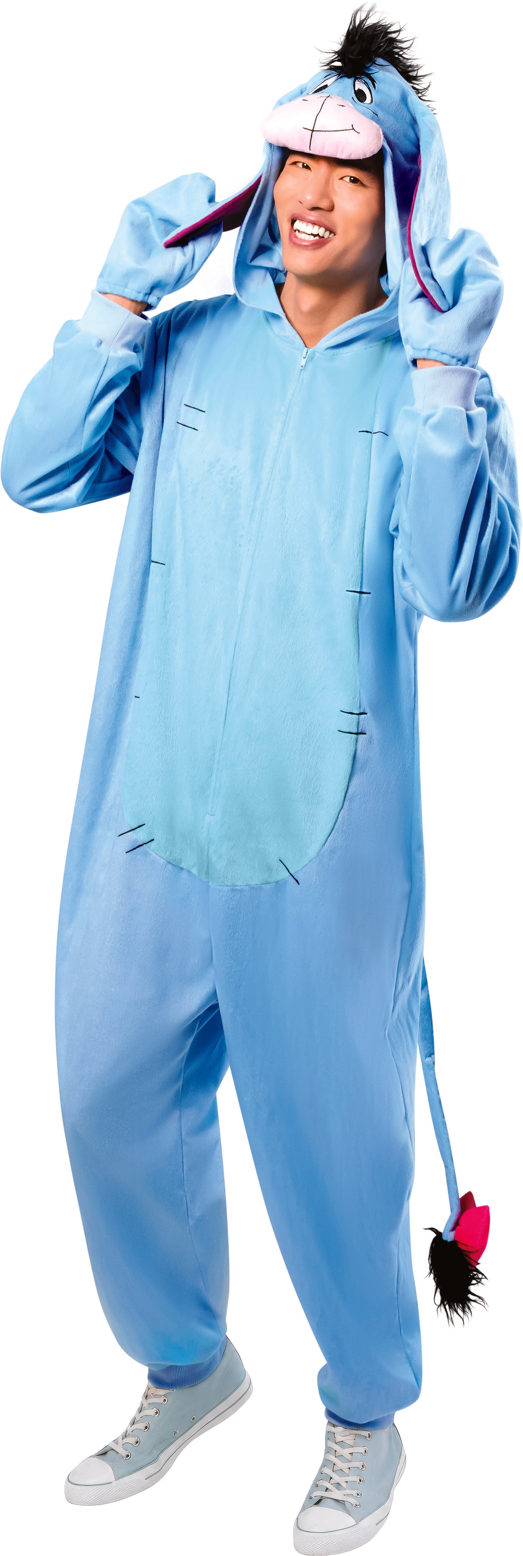 Disney Winnie the Pooh Eeyore Zipster Costume for Adults
