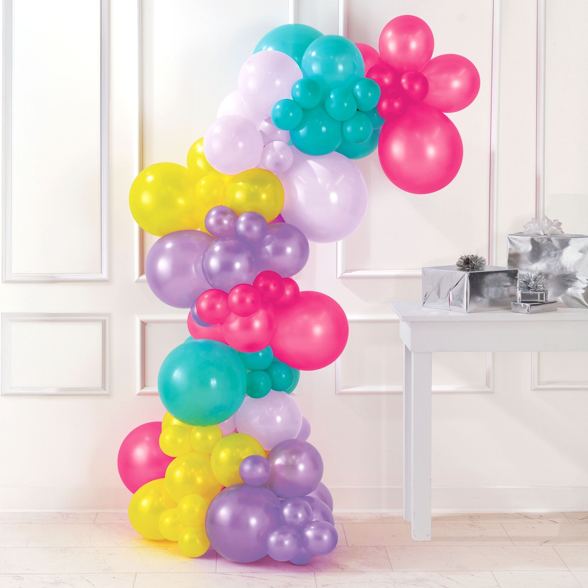 Air-Filled Latex Balloons Garland Pop Brights, 90pc