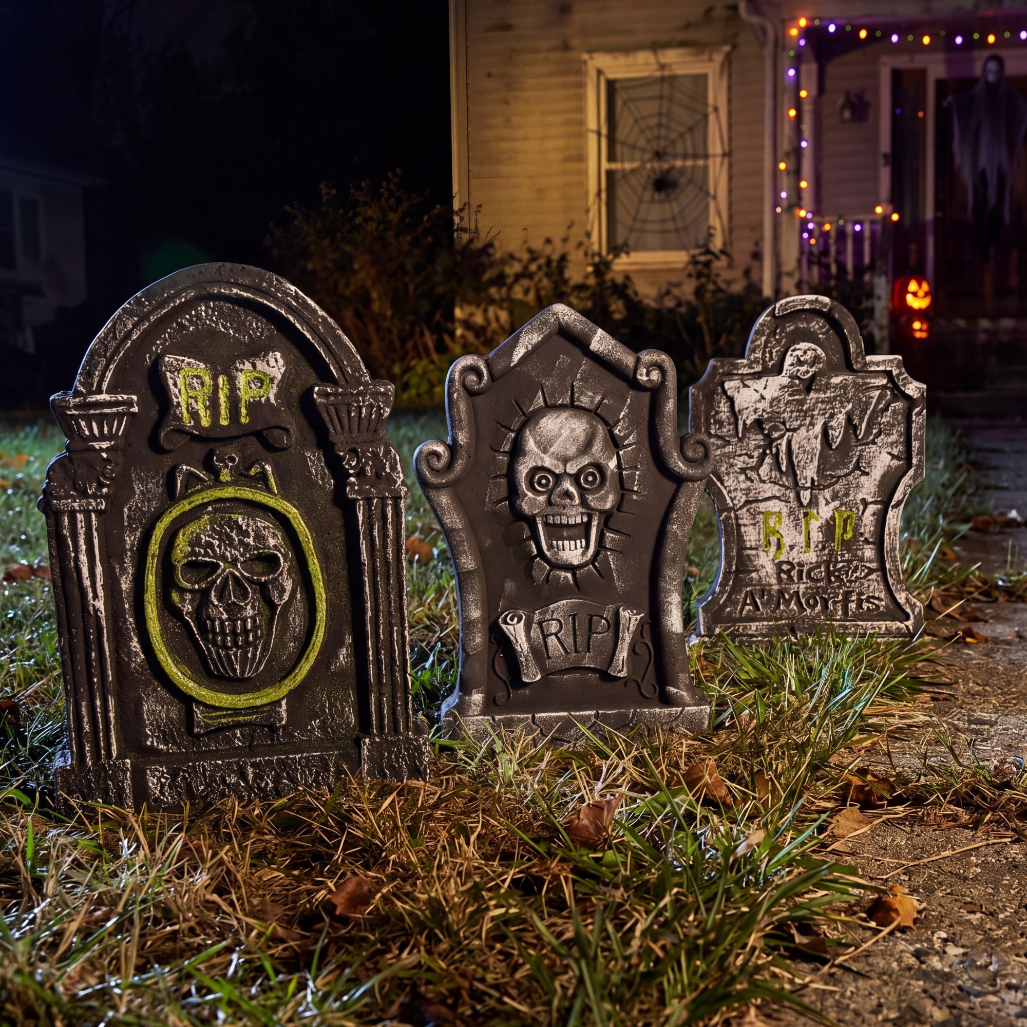 17-Inch Halloween Tombstone Assortment