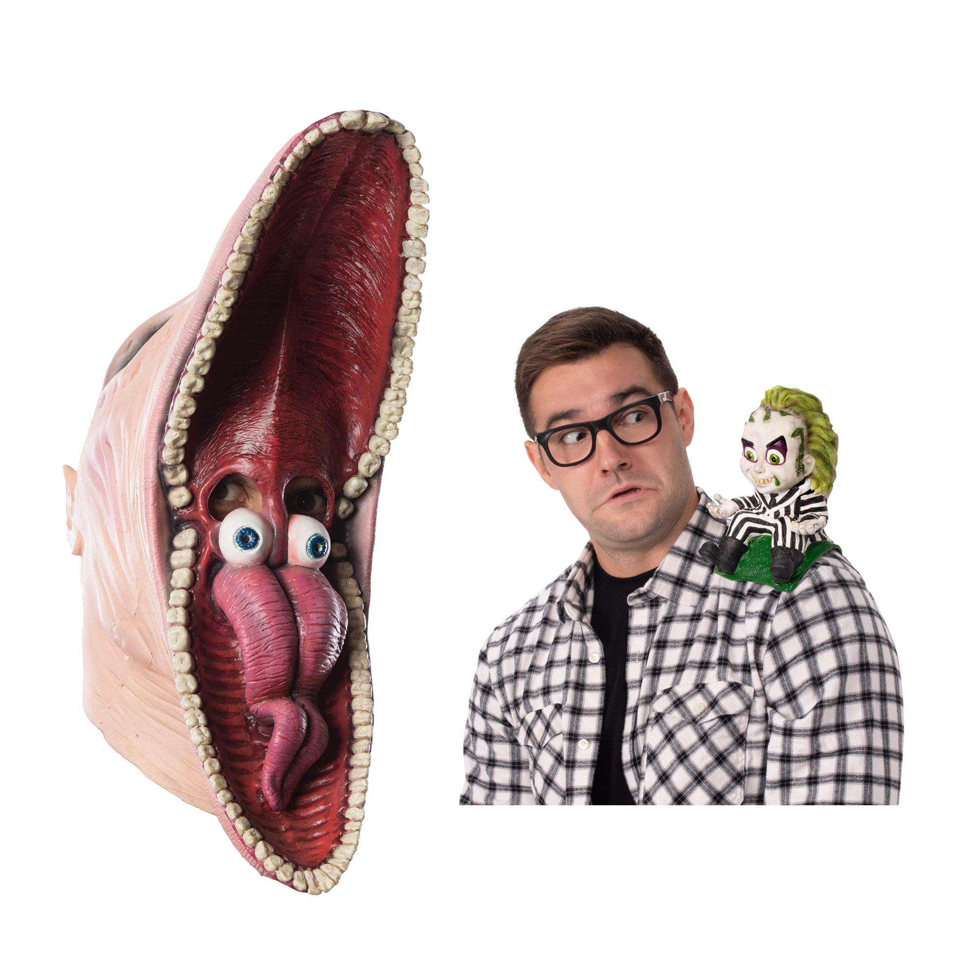 Adult Beetlejuice Scary Barbara Costume Accessory Set