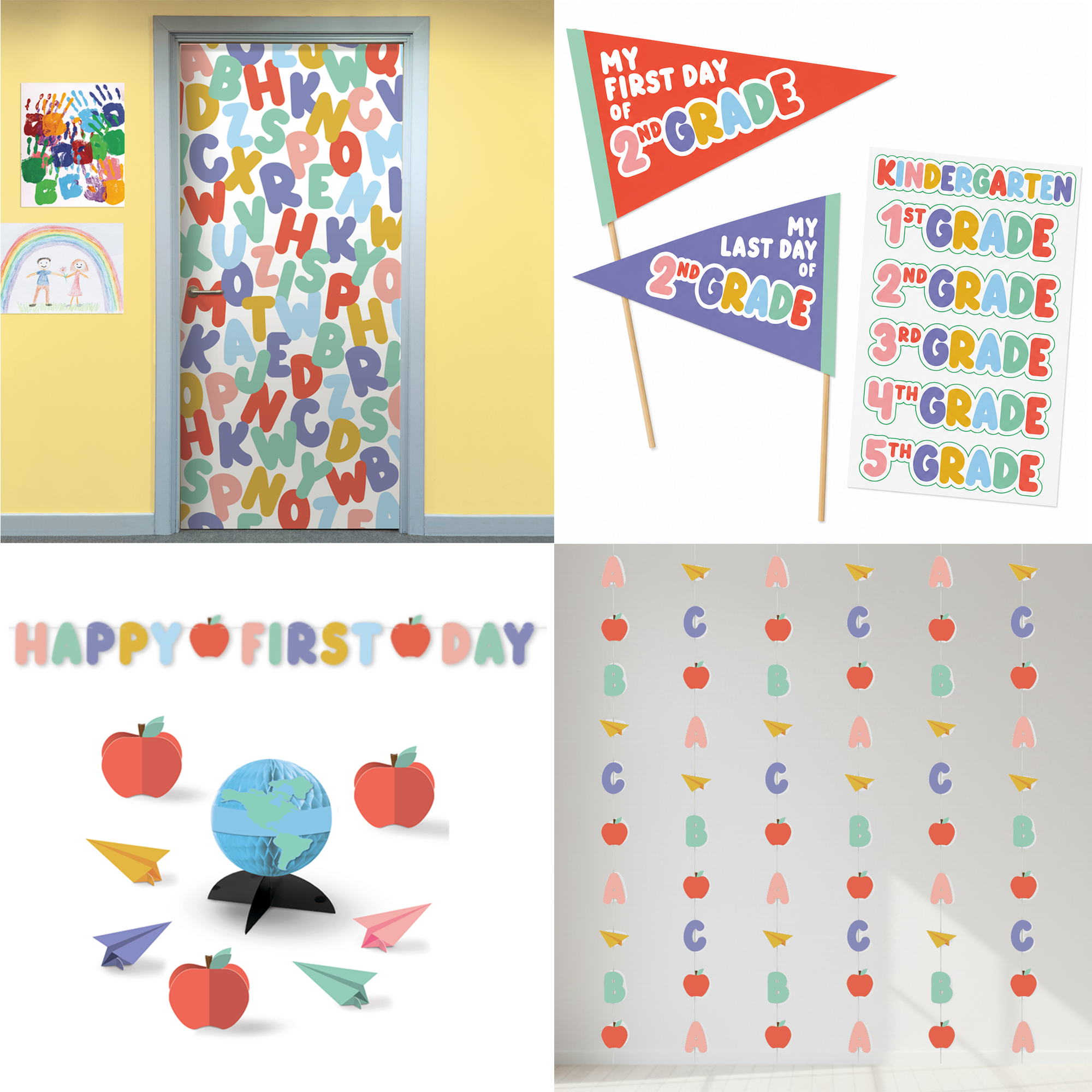 Back to School First & Last Day Milestone Decorating Kit