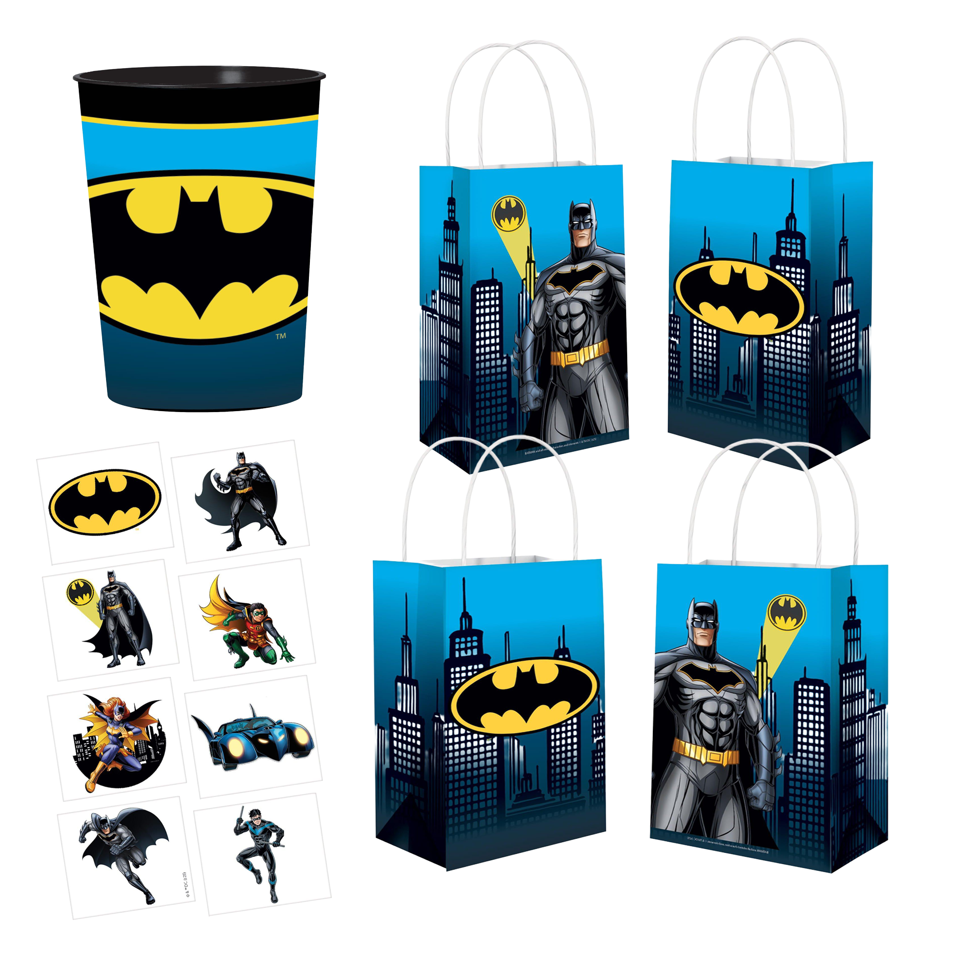 Batman Favor Kit for 8 Guests