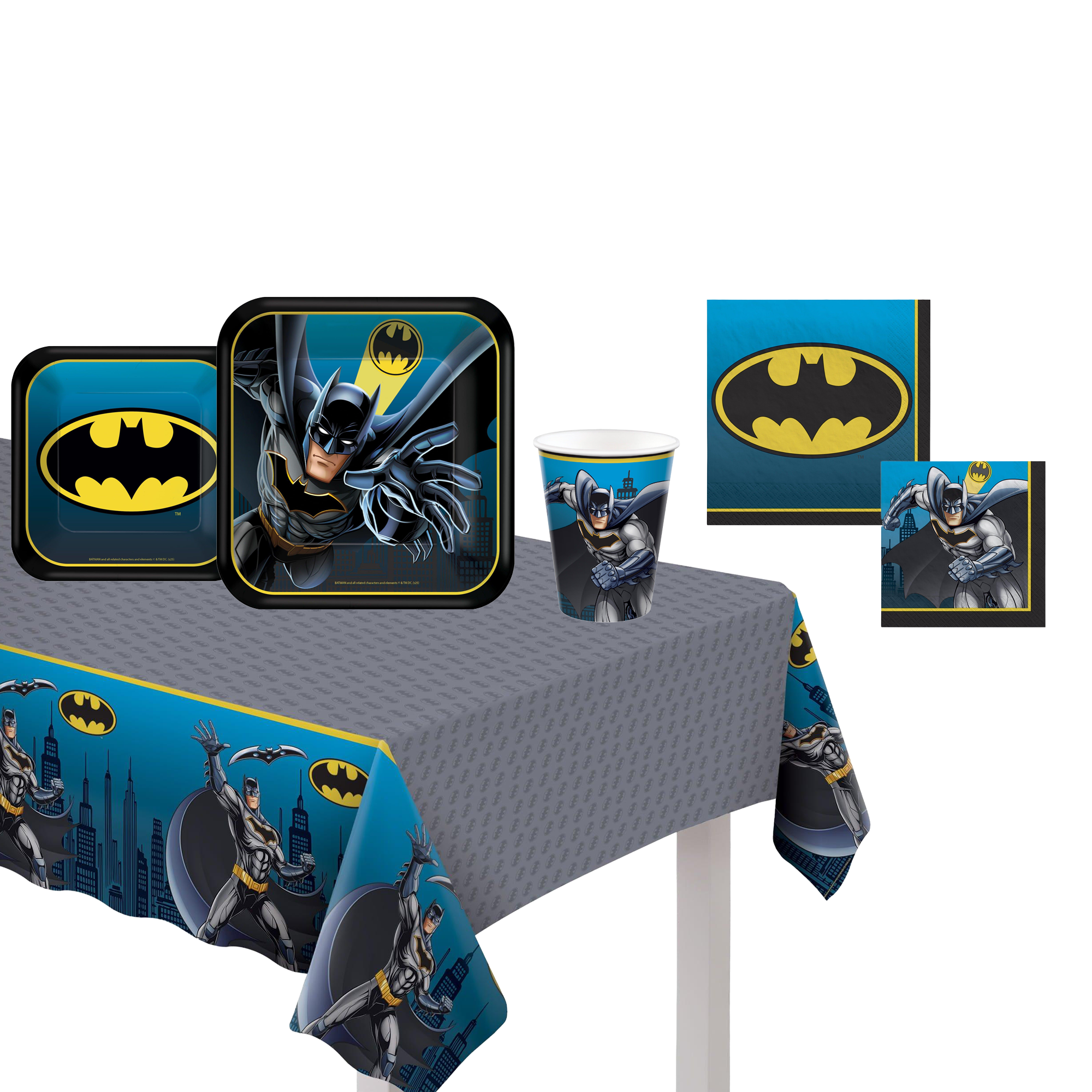 Batman Party Kit for 8 Guests