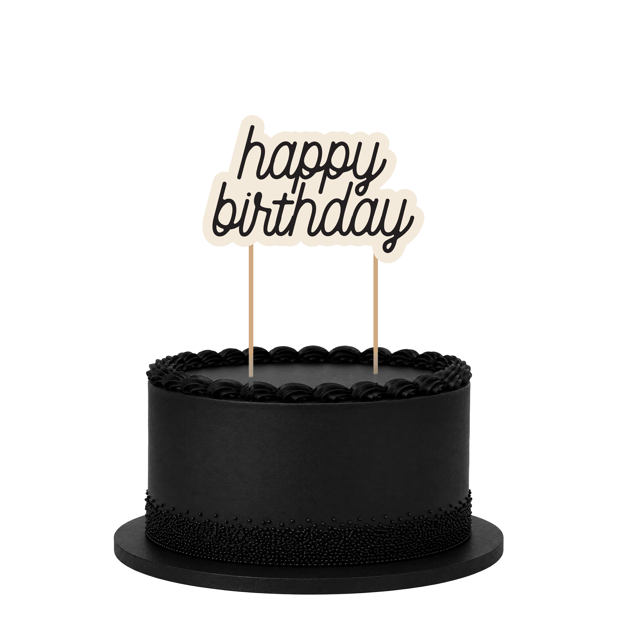 Birthday Chic Cake Topper