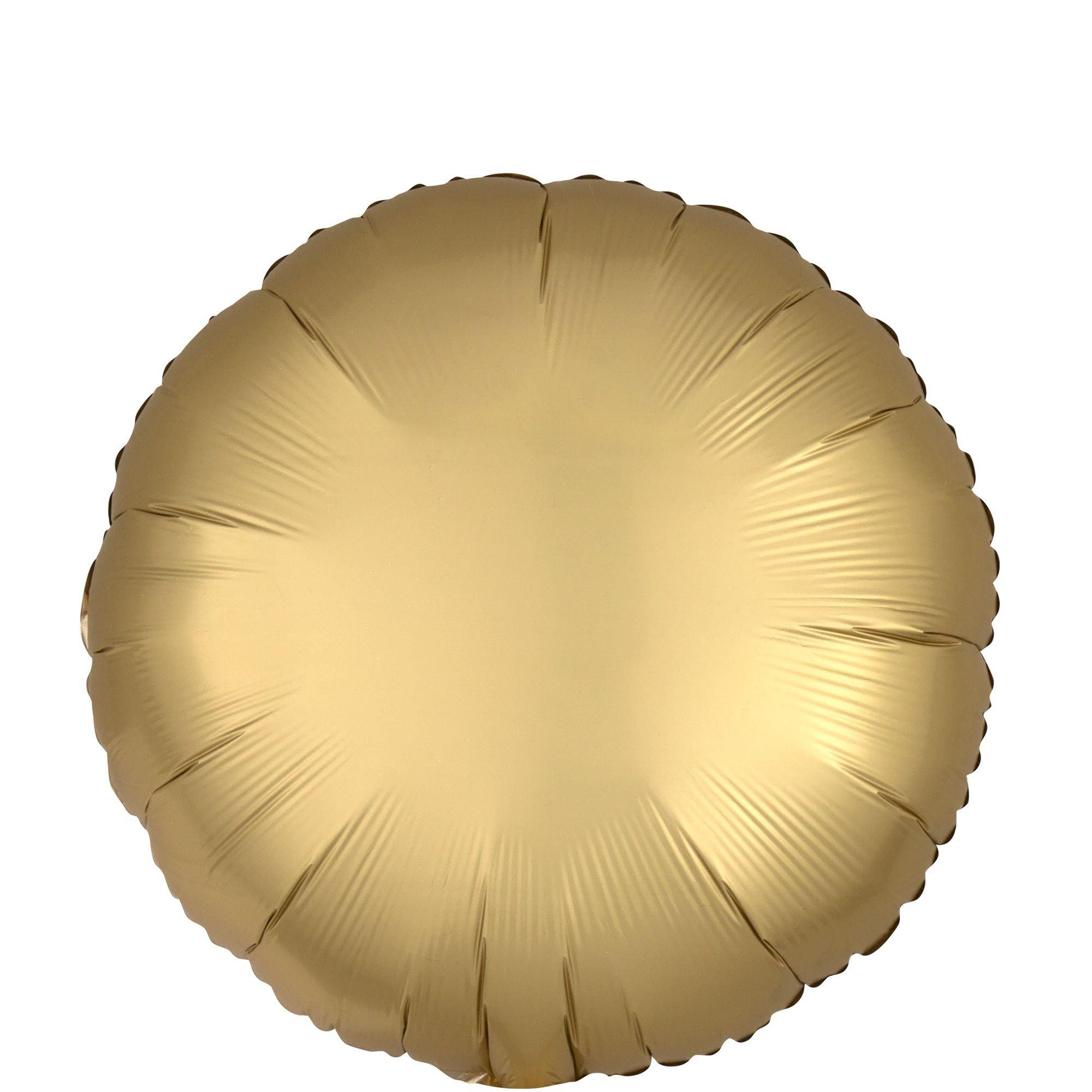 Satin Round Balloon, 17in, Assorted Colors