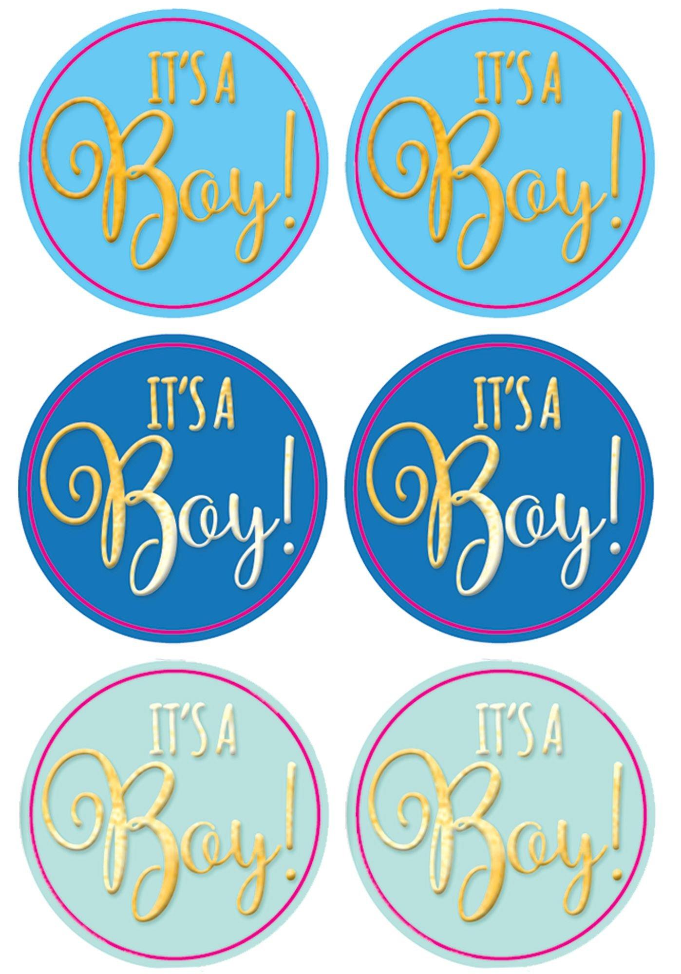 It's a Baby Shower Sticker Seals, 25ct, Assorted Colors