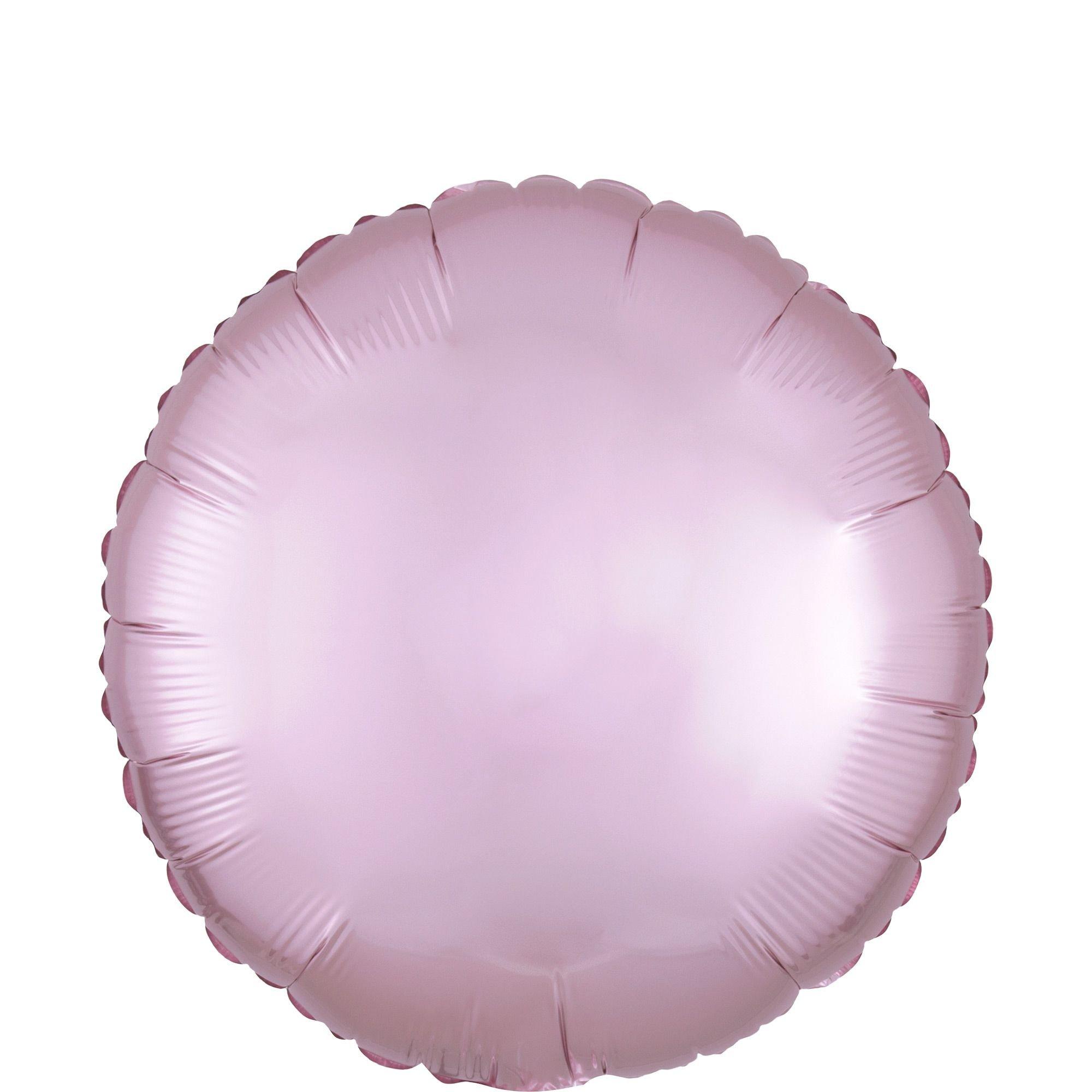 Satin Round Balloon, 17in, Assorted Colors