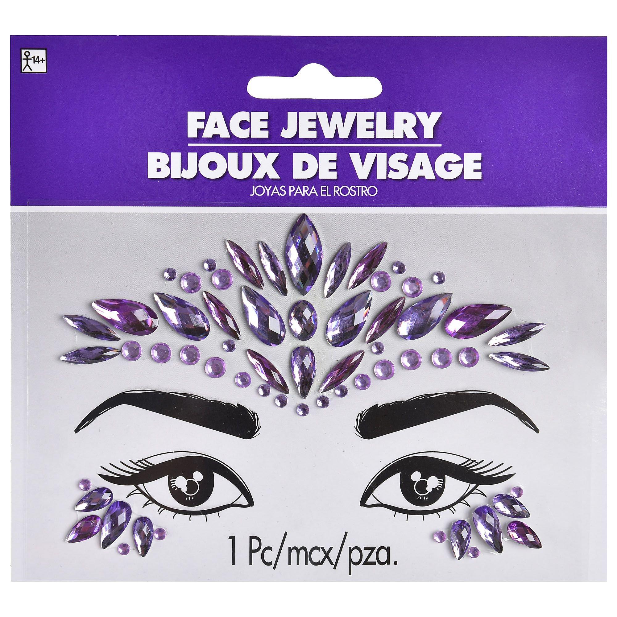 Teardrop Face Gems, Assorted Colors