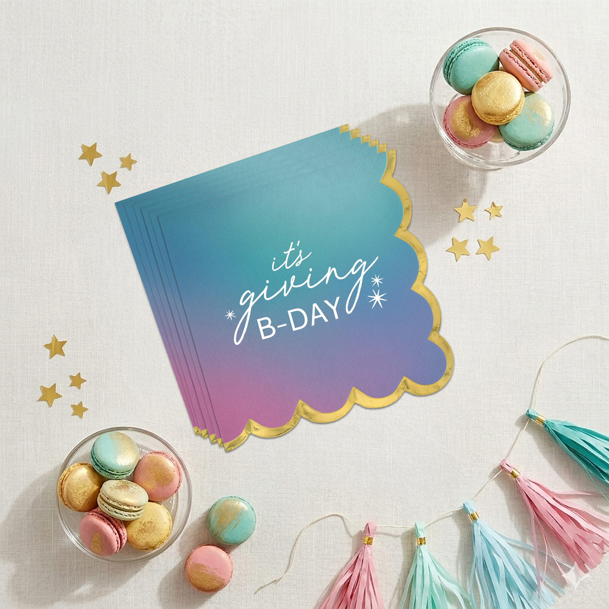 Digital Dream Napkins, 16ct