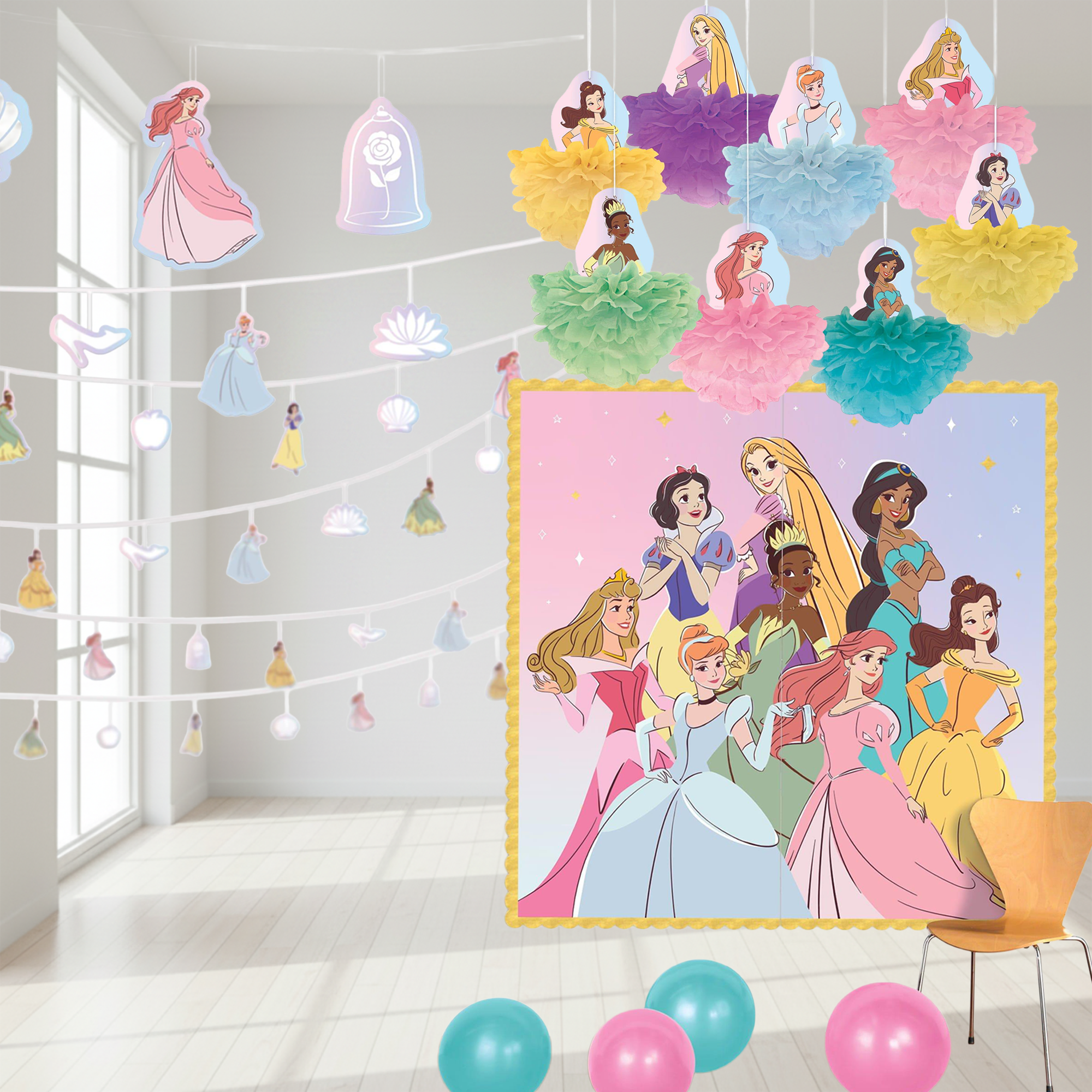 Disney Princess Once Upon A Time Decoration Kit
