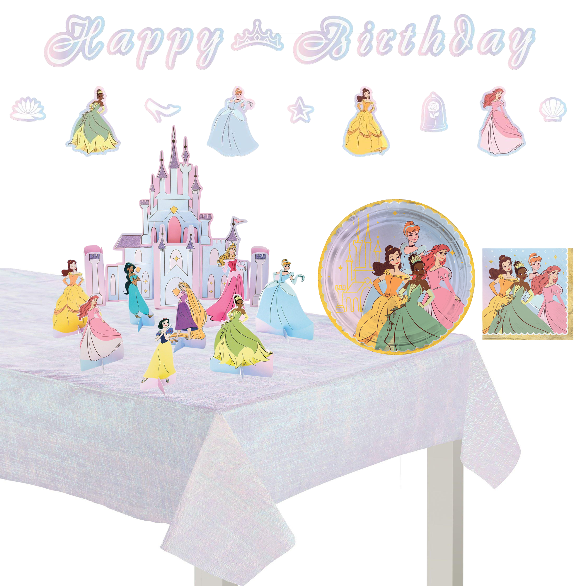 Disney Princess Once Upon A Time Party Kit for 8 Guests