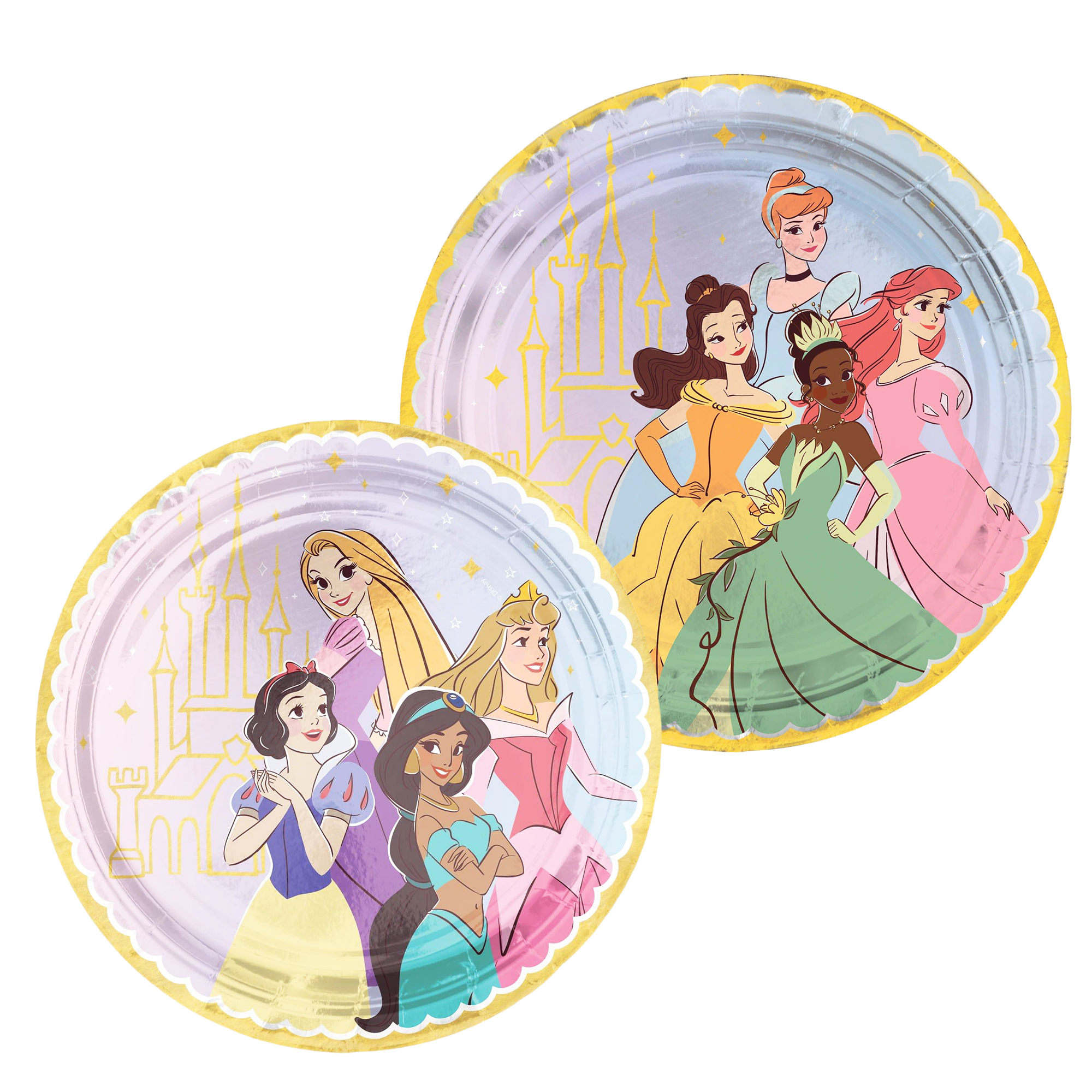 Disney Princess Once Upon A Time Paper Plates, 8ct, Assorted Options