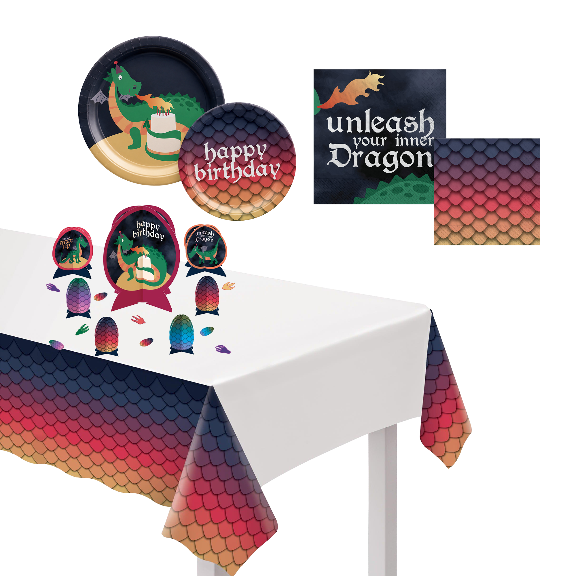 Dragon Party Kit for 8 Guests