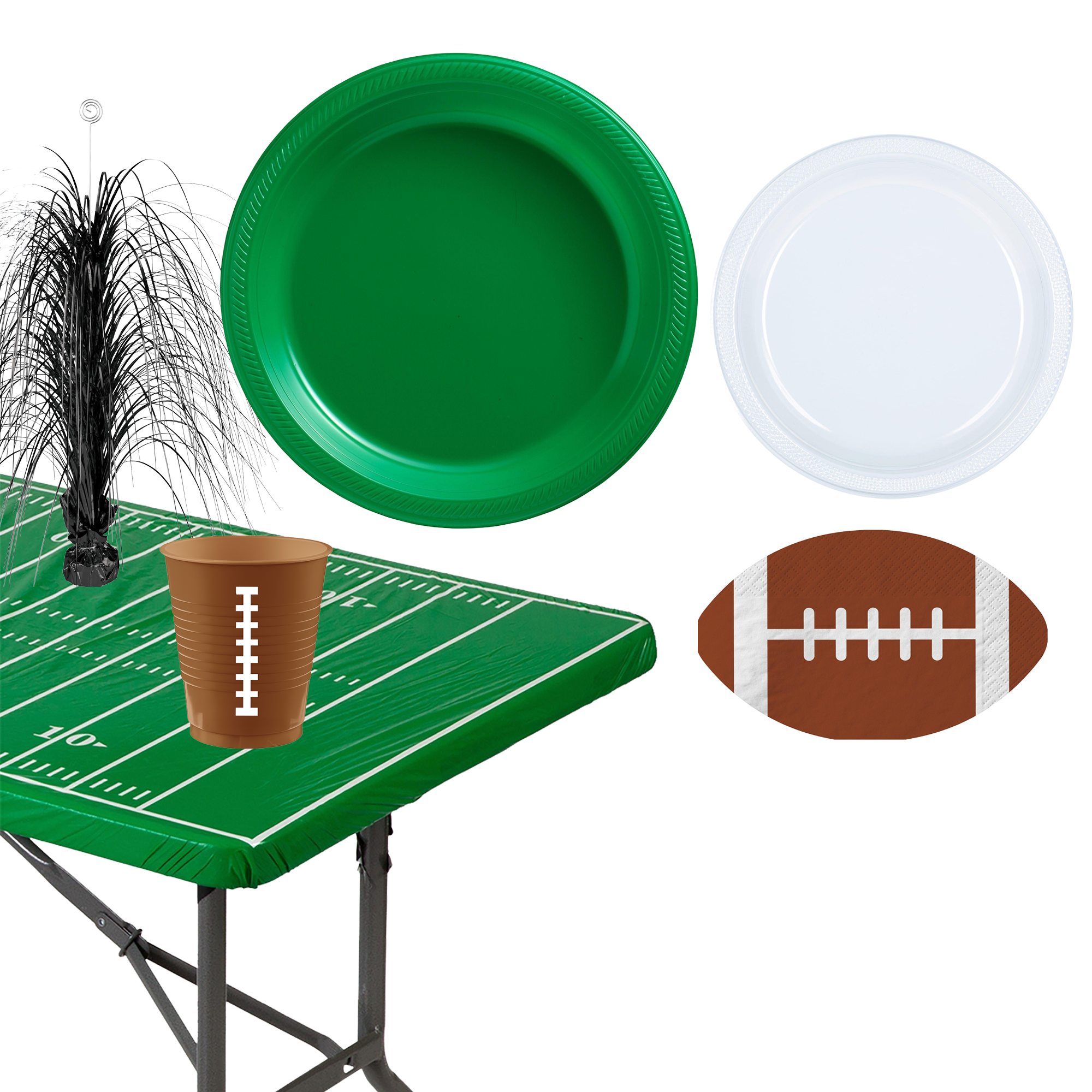 Football Tailgate Party Tableware Kit