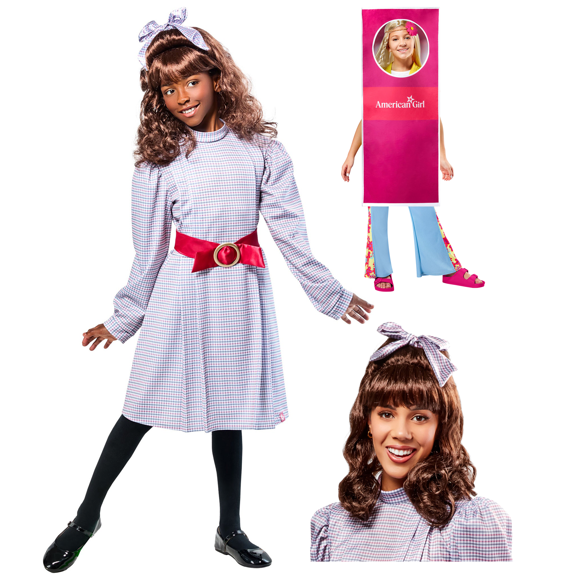 Girls American Girl Samantha Parkington Costume Set