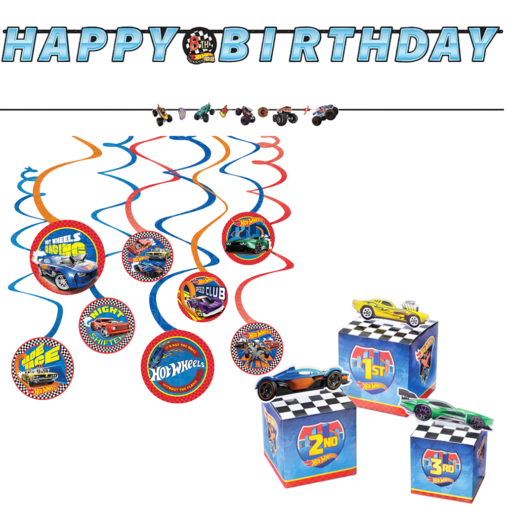 Hot Wheels Decoration Kit