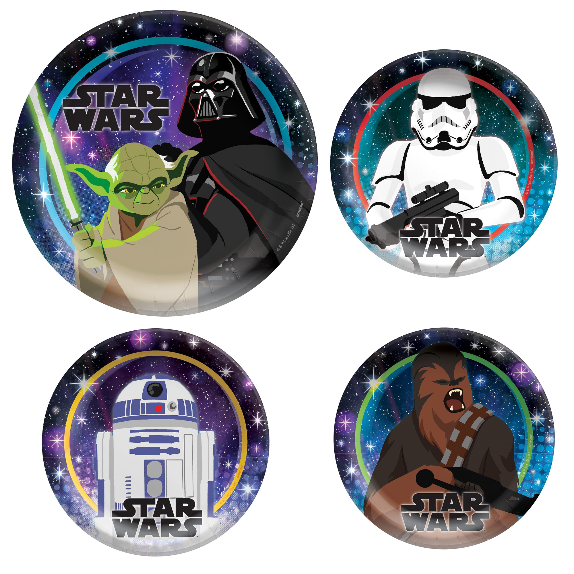 Star Wars Galaxy of Adventures Paper Plates, 8ct, Assorted Options