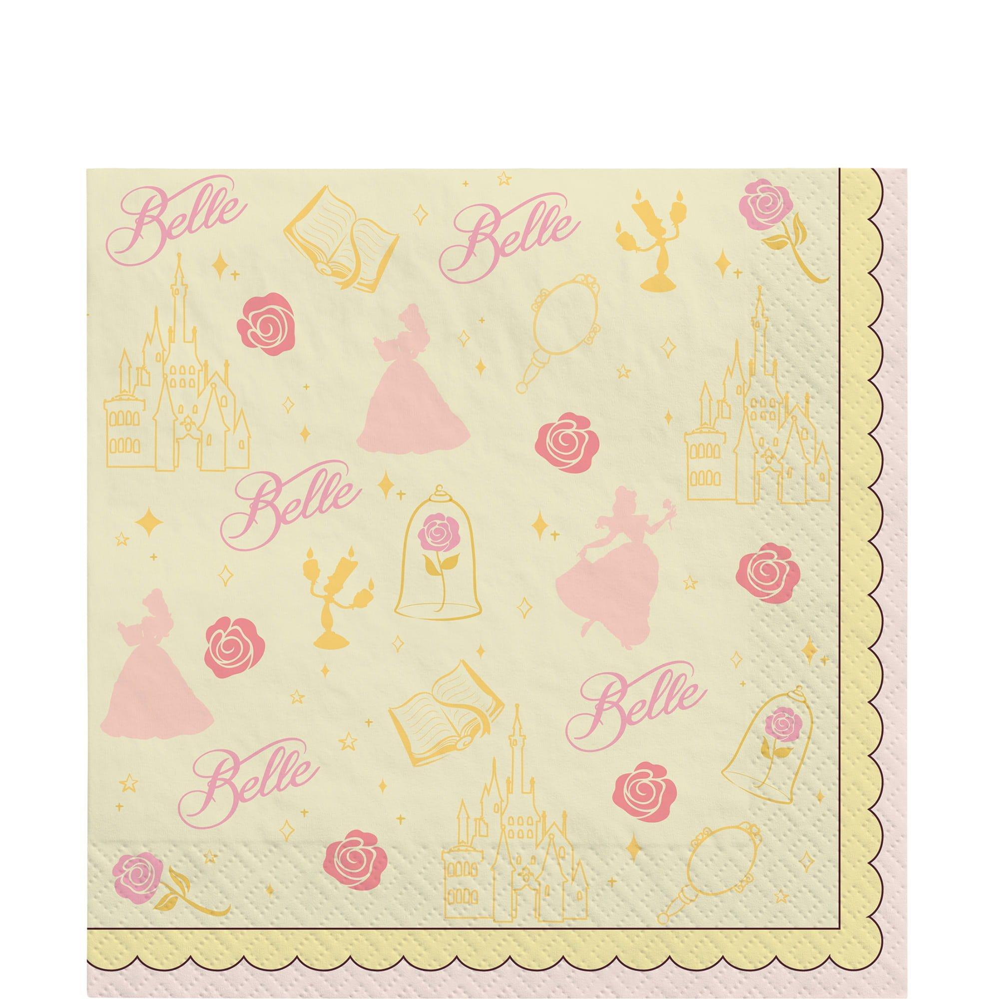 Disney Belle Once Upon A Time Lunch Napkins, 16ct, Assorted Options