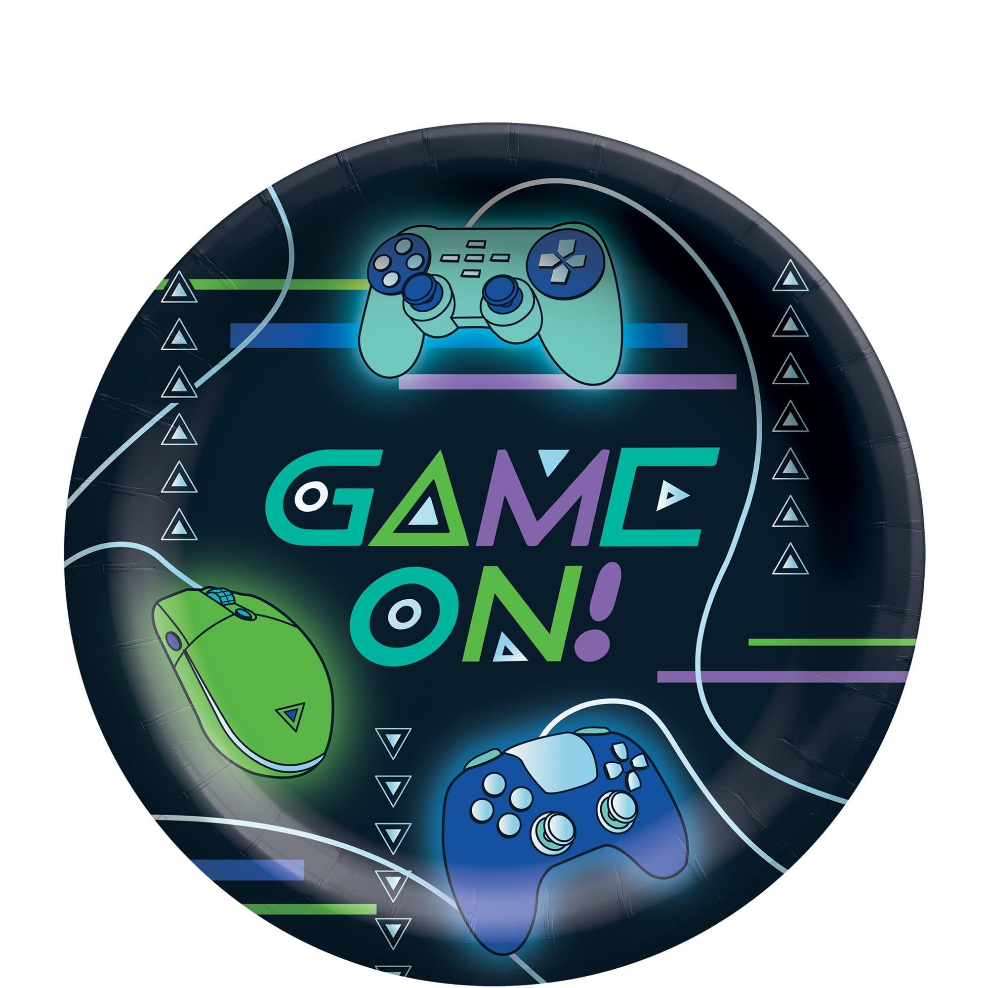 Game On Paper Plates, 8ct, Assorted Options