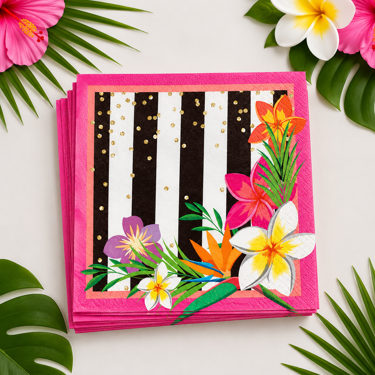 Luau Luxe Beverage Napkins