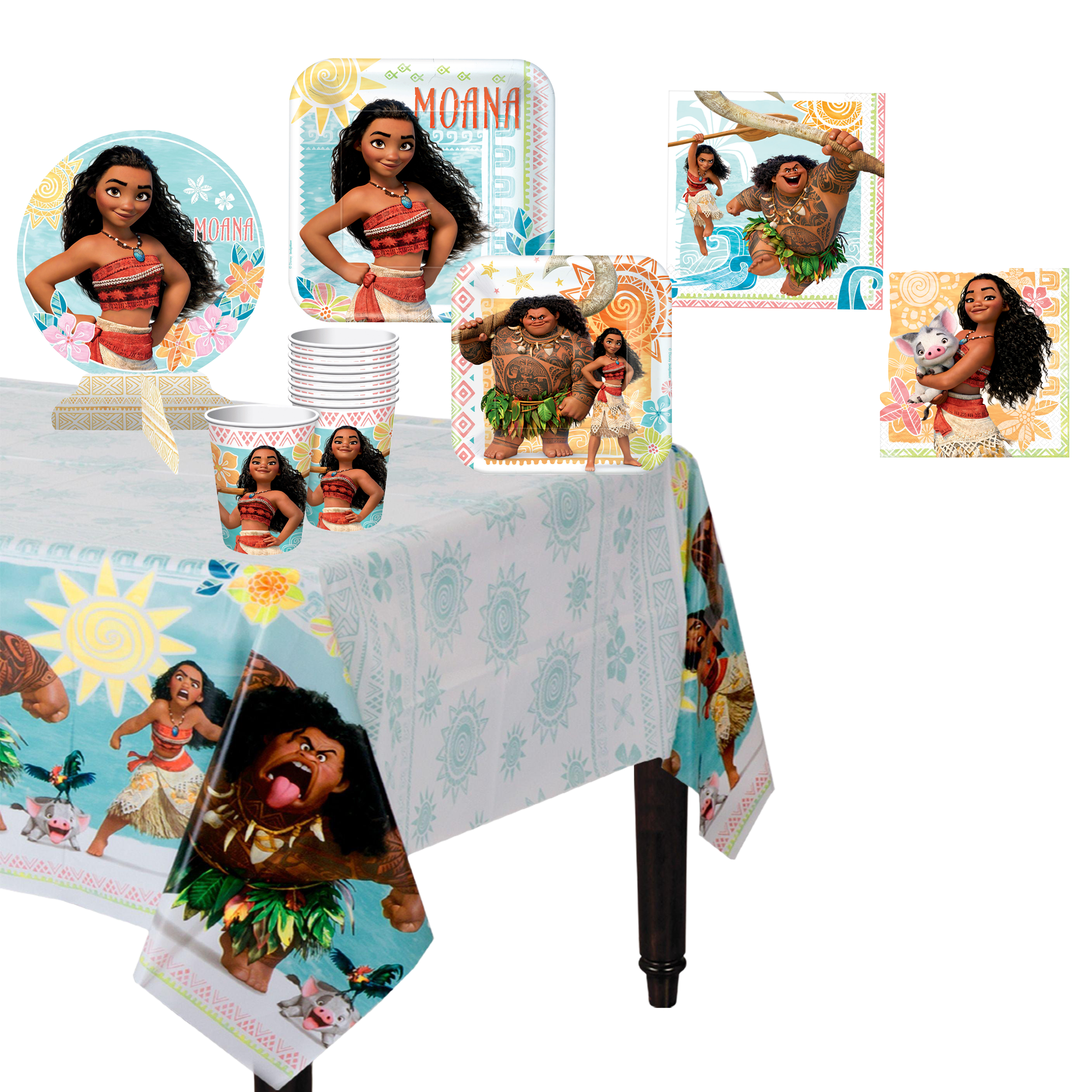 Moana Party Kit for 8 Guests