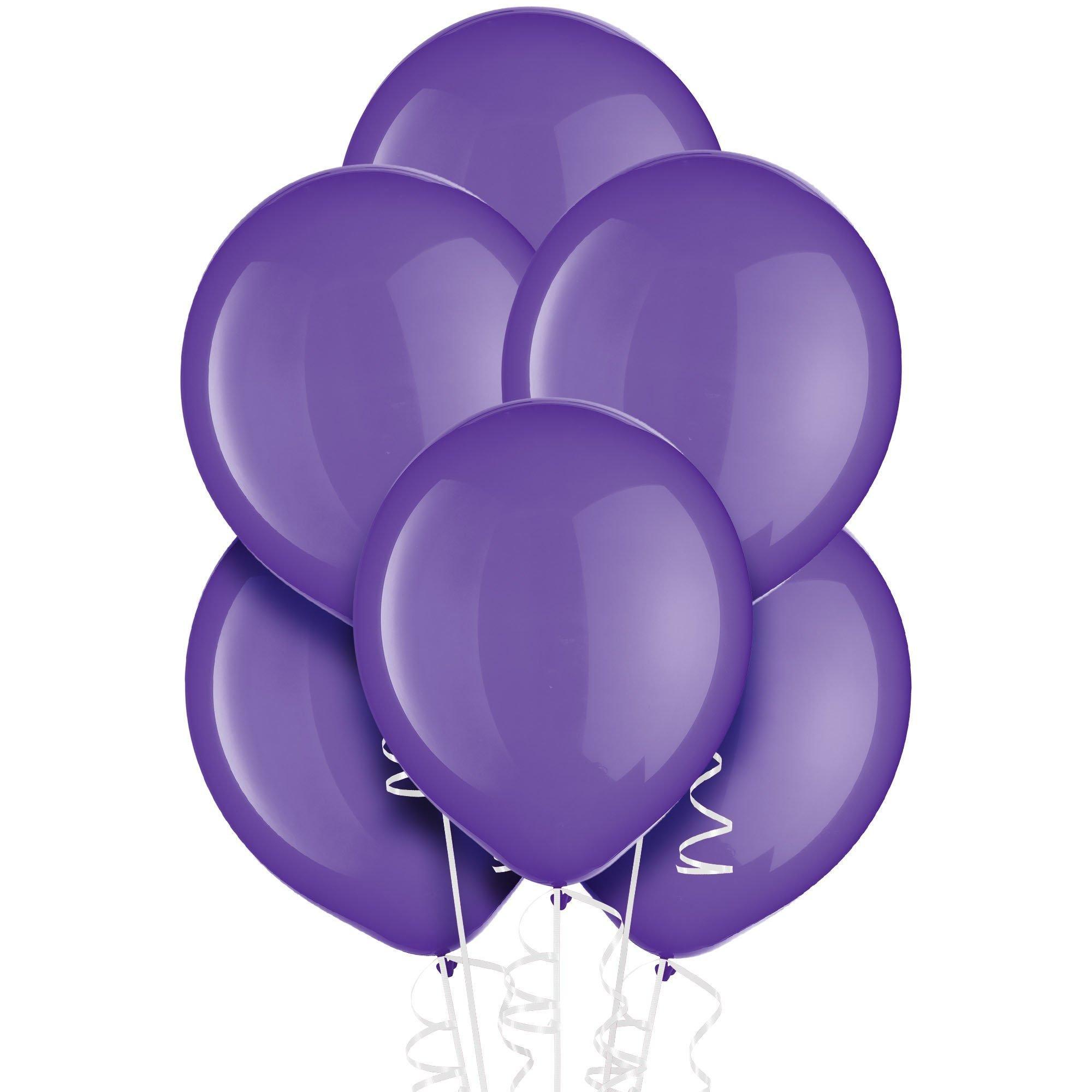Purple Latex Balloons, Assorted Options