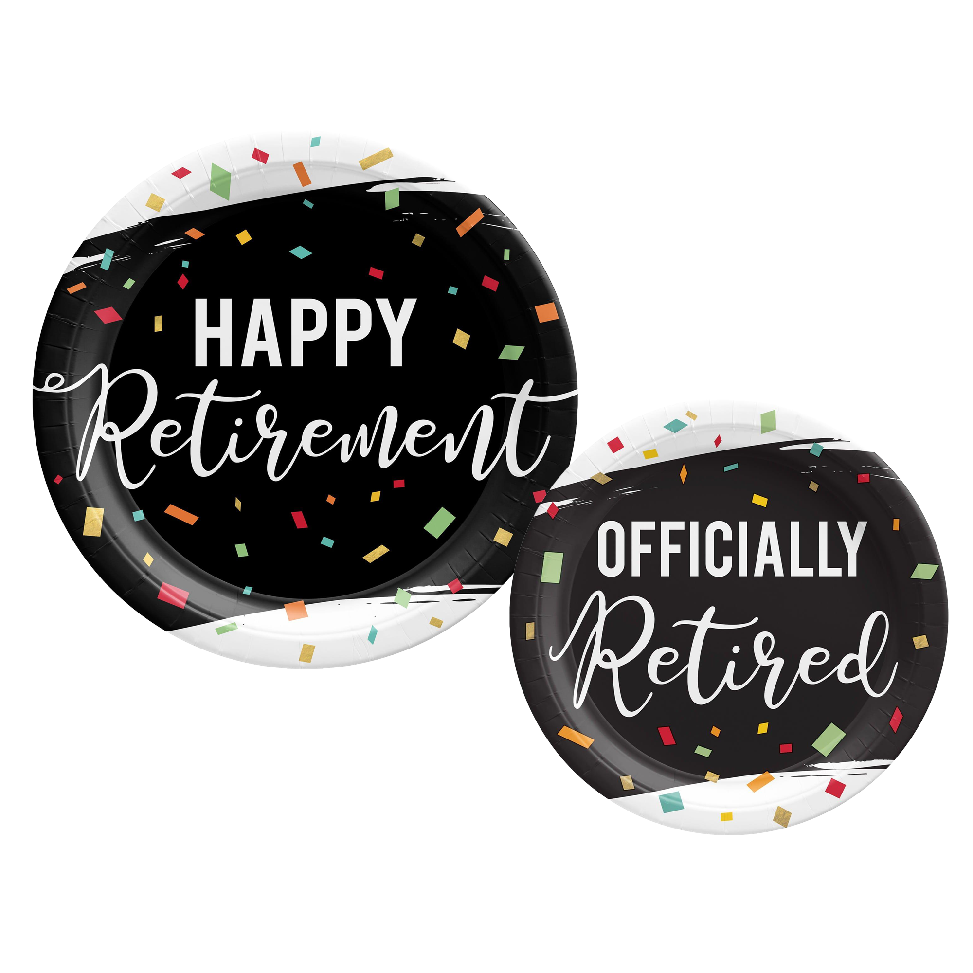 Officially Retired Paper Plate, 8ct, Assorted Options