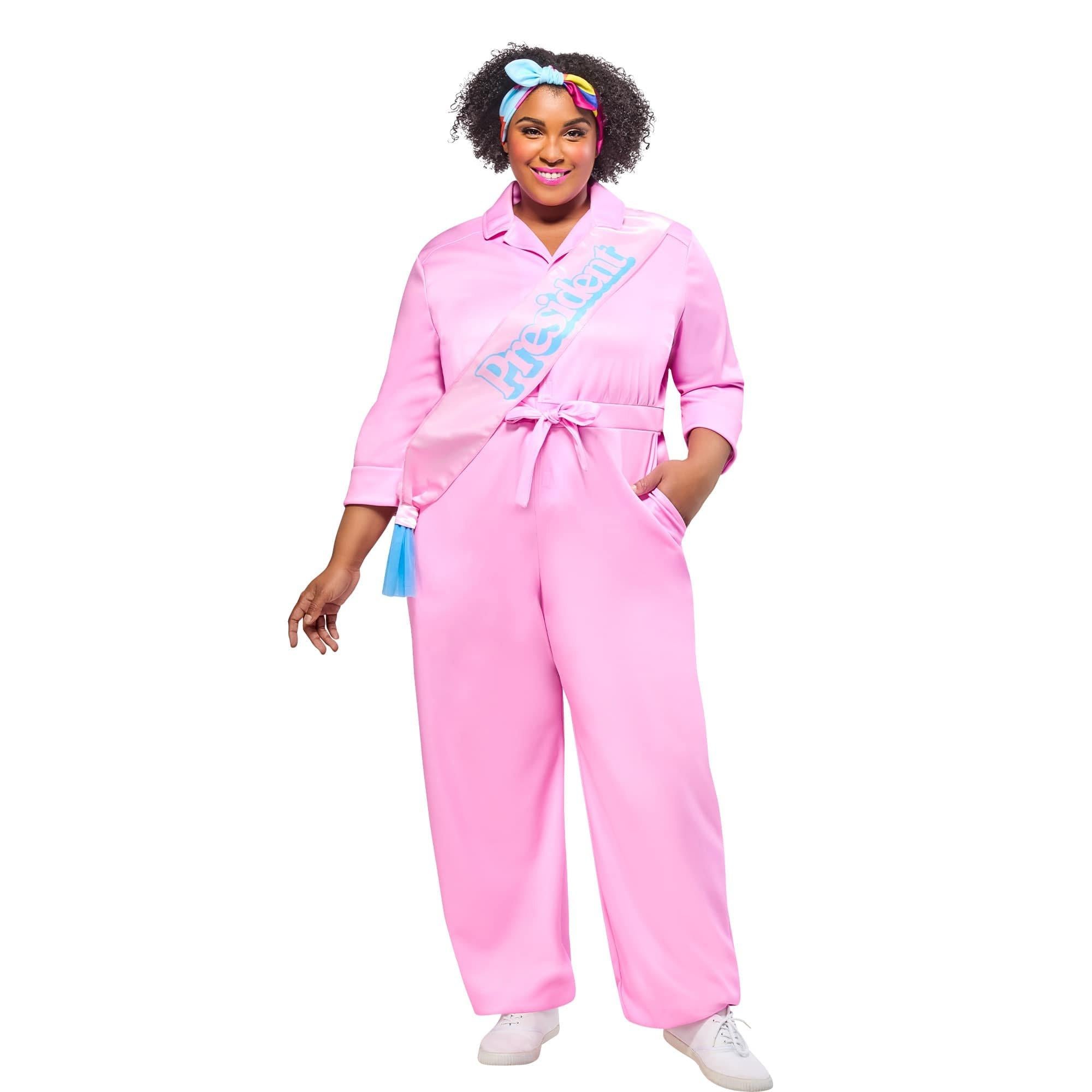 Women's Plus Size Barbie Movie President Barbie Costume