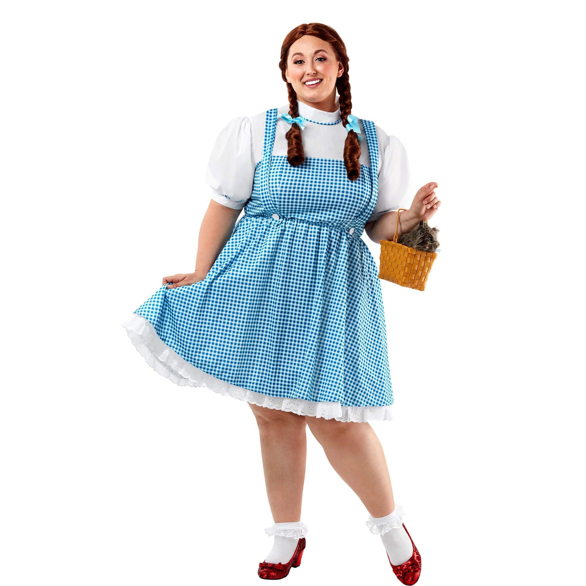 Women's Plus Size Wizard of Oz Dorothy Costume