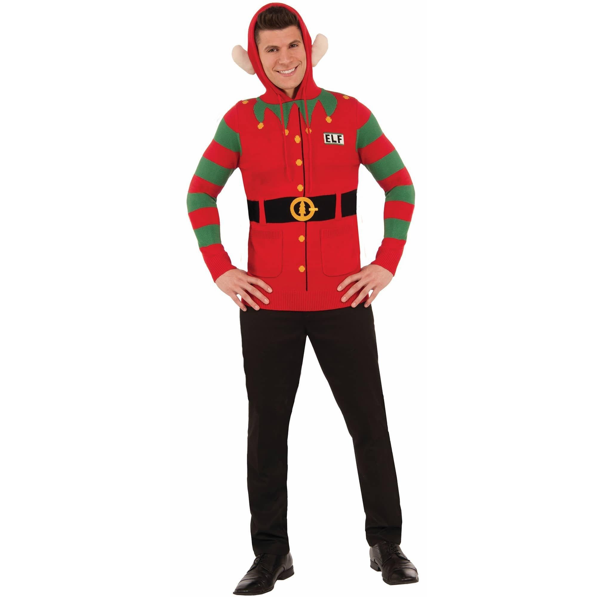 Adult Elf Sweater Hoodie