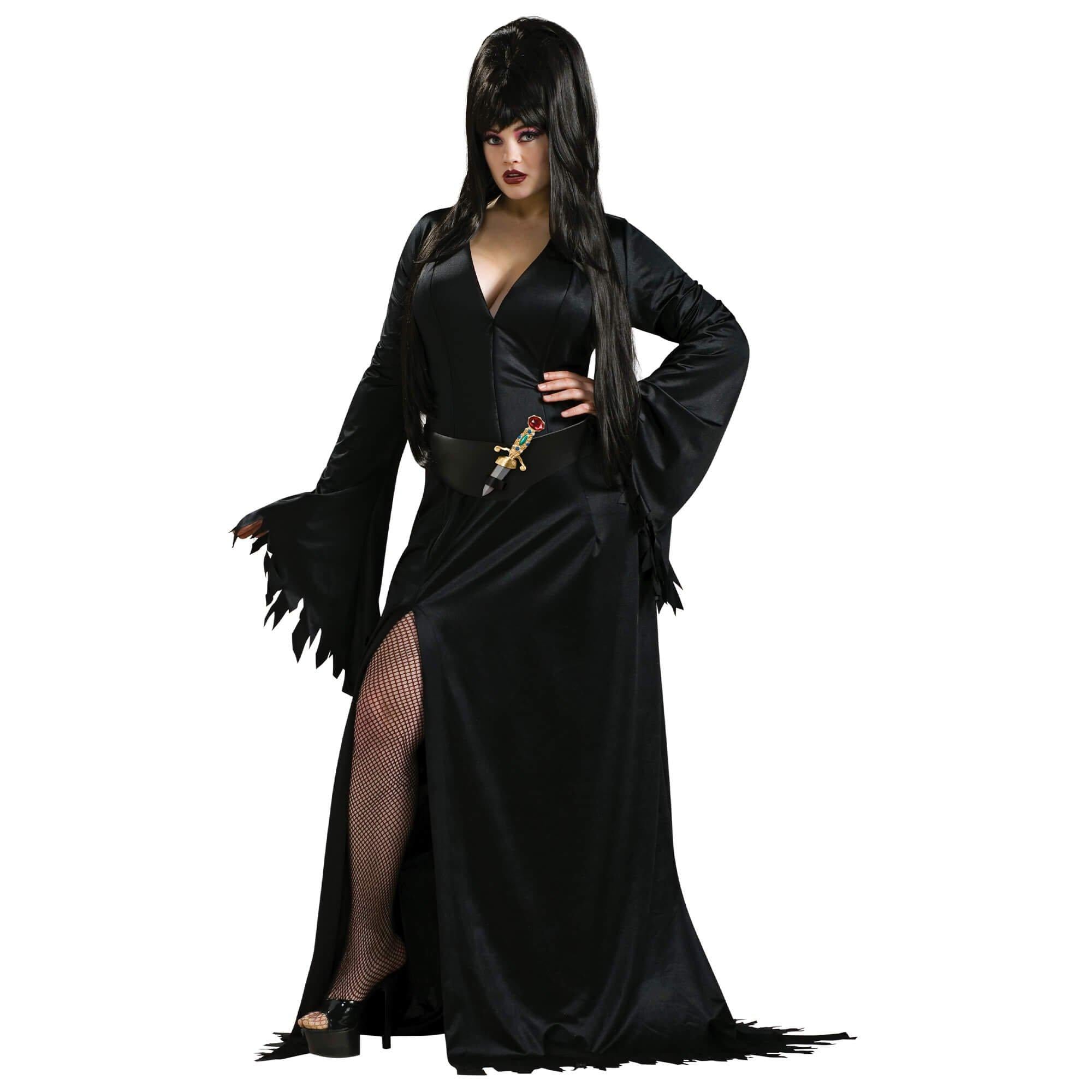 Women's Plus Size Elvira Mistress of the Dark Costume