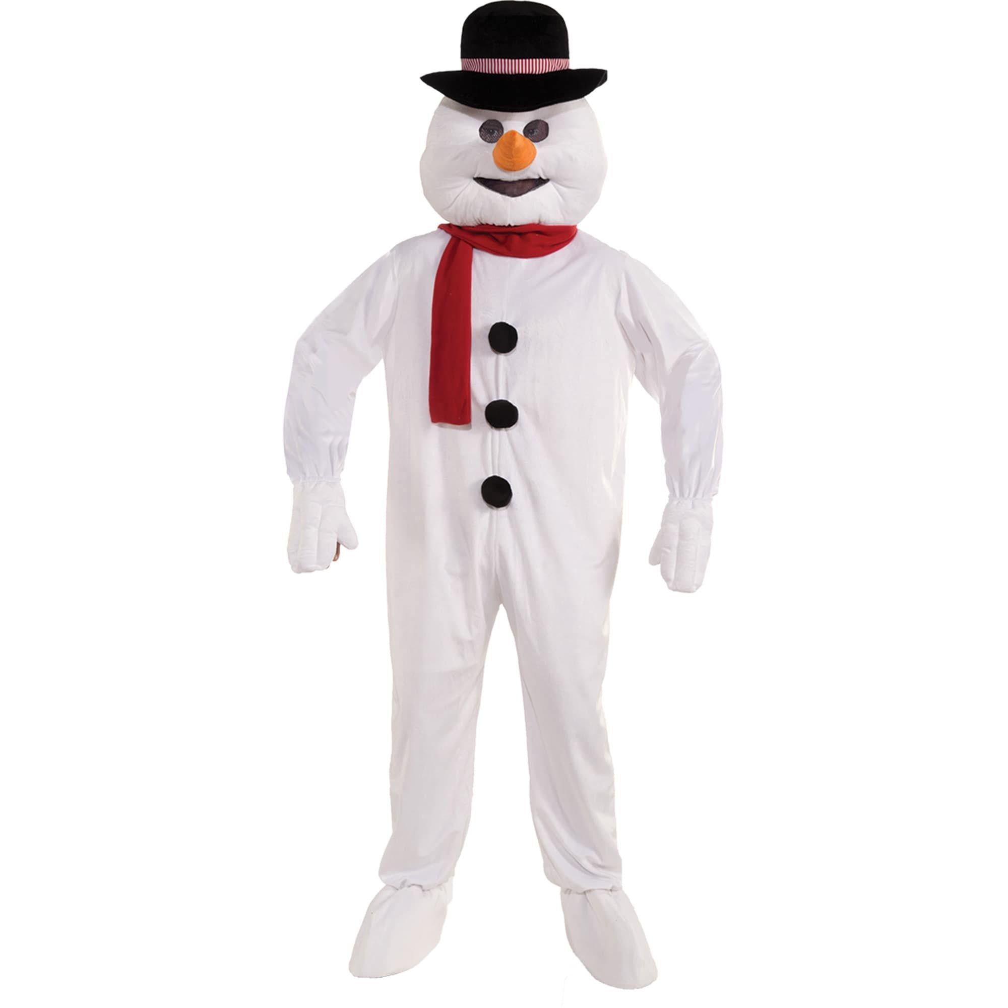 Adult Snowman Mascot Costume
