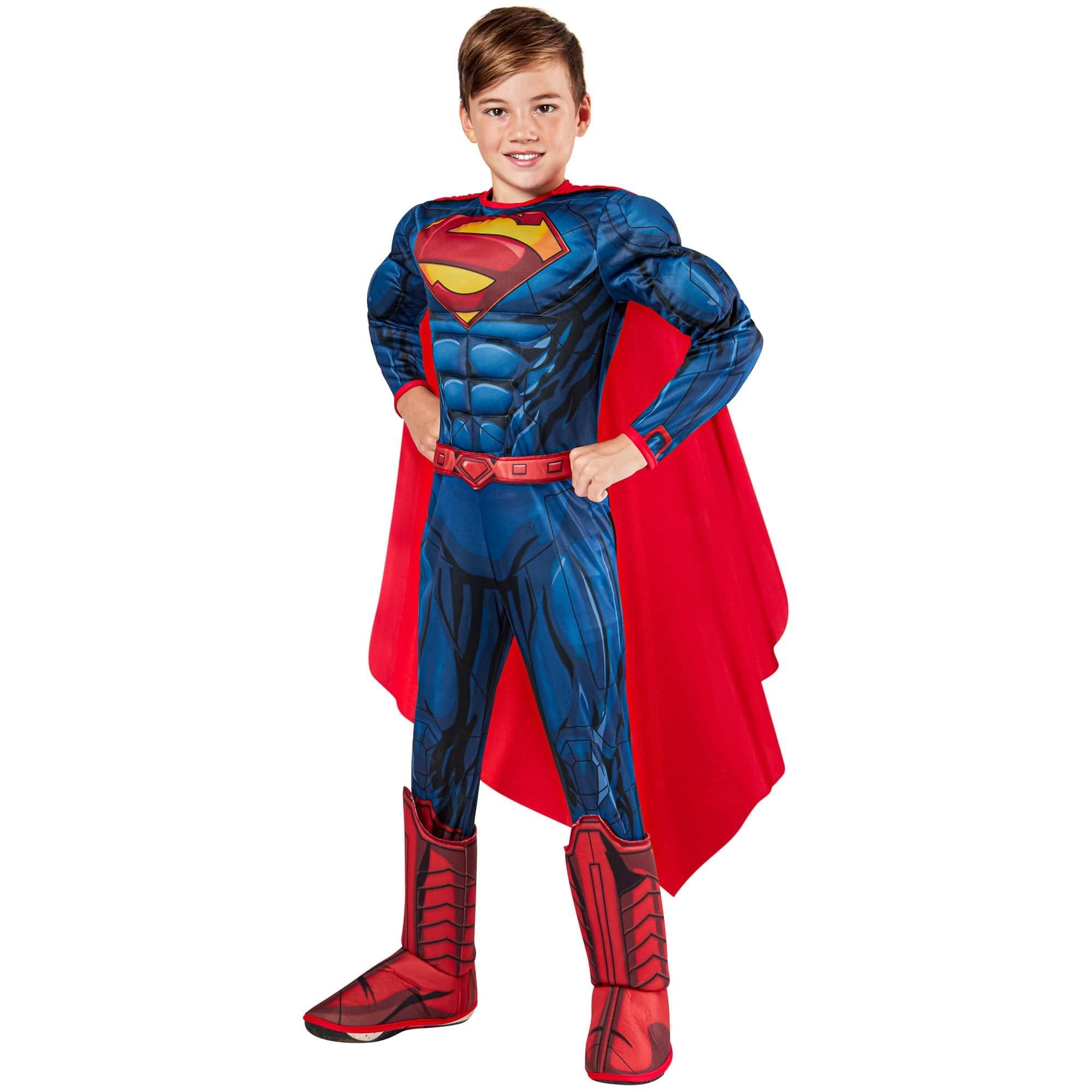 Kids' Superman Muscle Costume with Cape