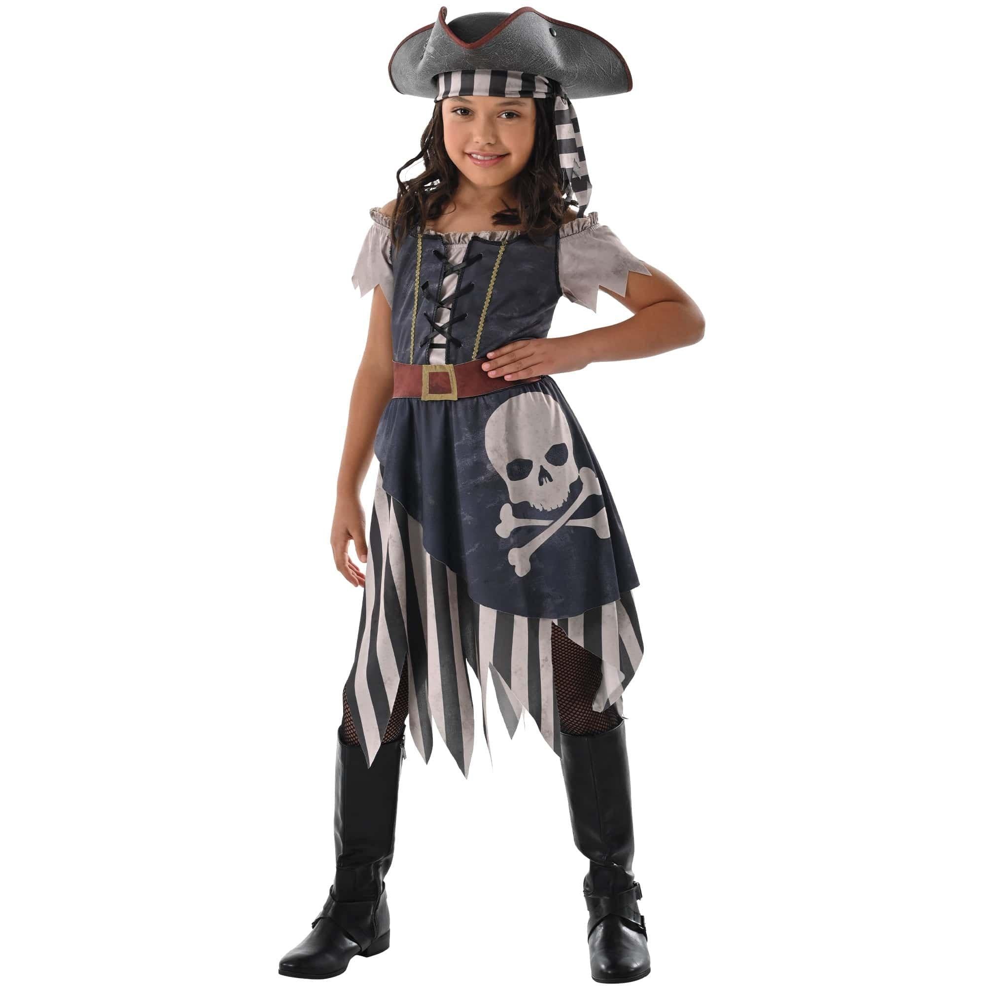 Weathered Pirate Costume ?C Girl ?C Girls pirate costume