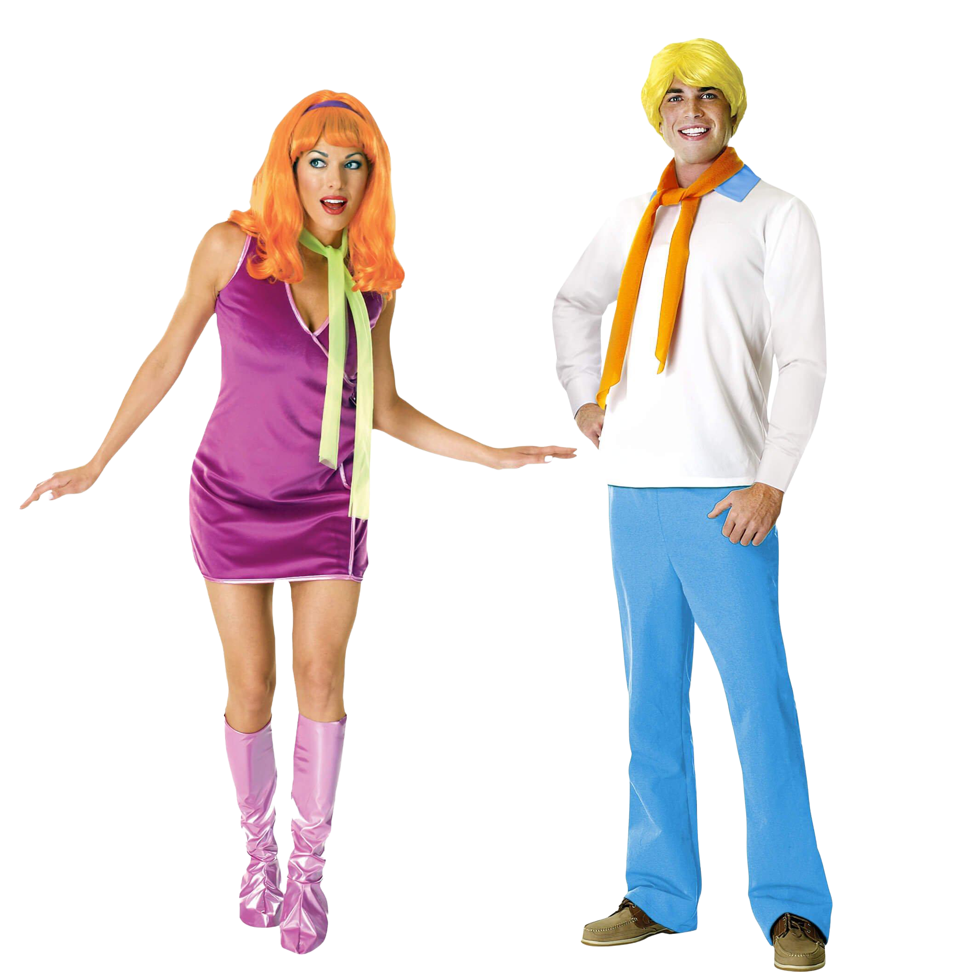 Scooby-Doo Fred & Daphne Adult Couples Costume