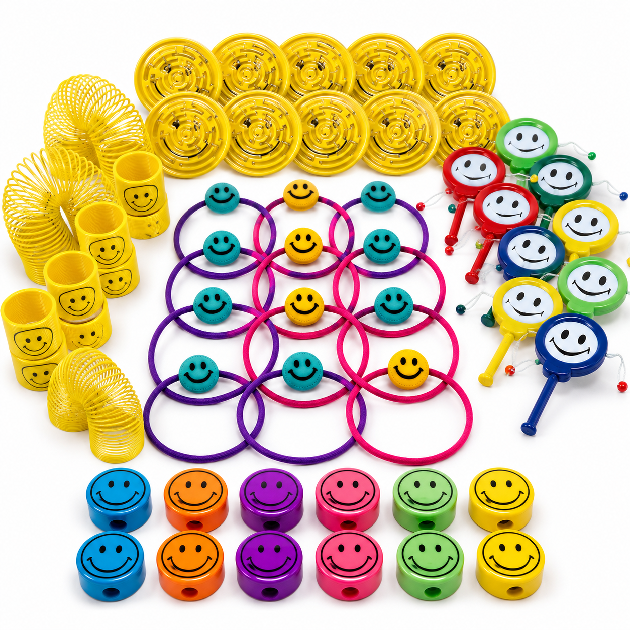 Smiley Party Favor Kit, 60pc for 12 Guests