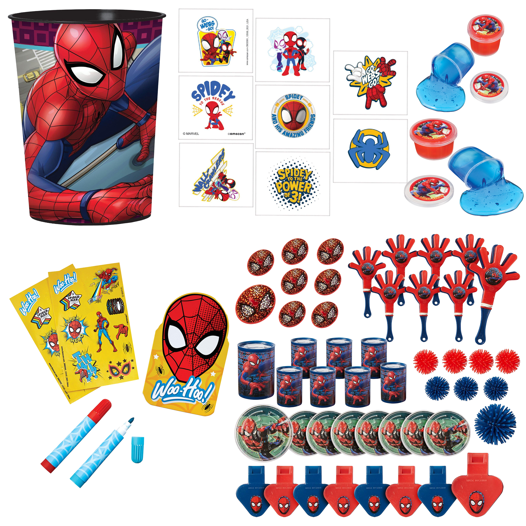 Spider-Man Favor Kit for 8 Guests
