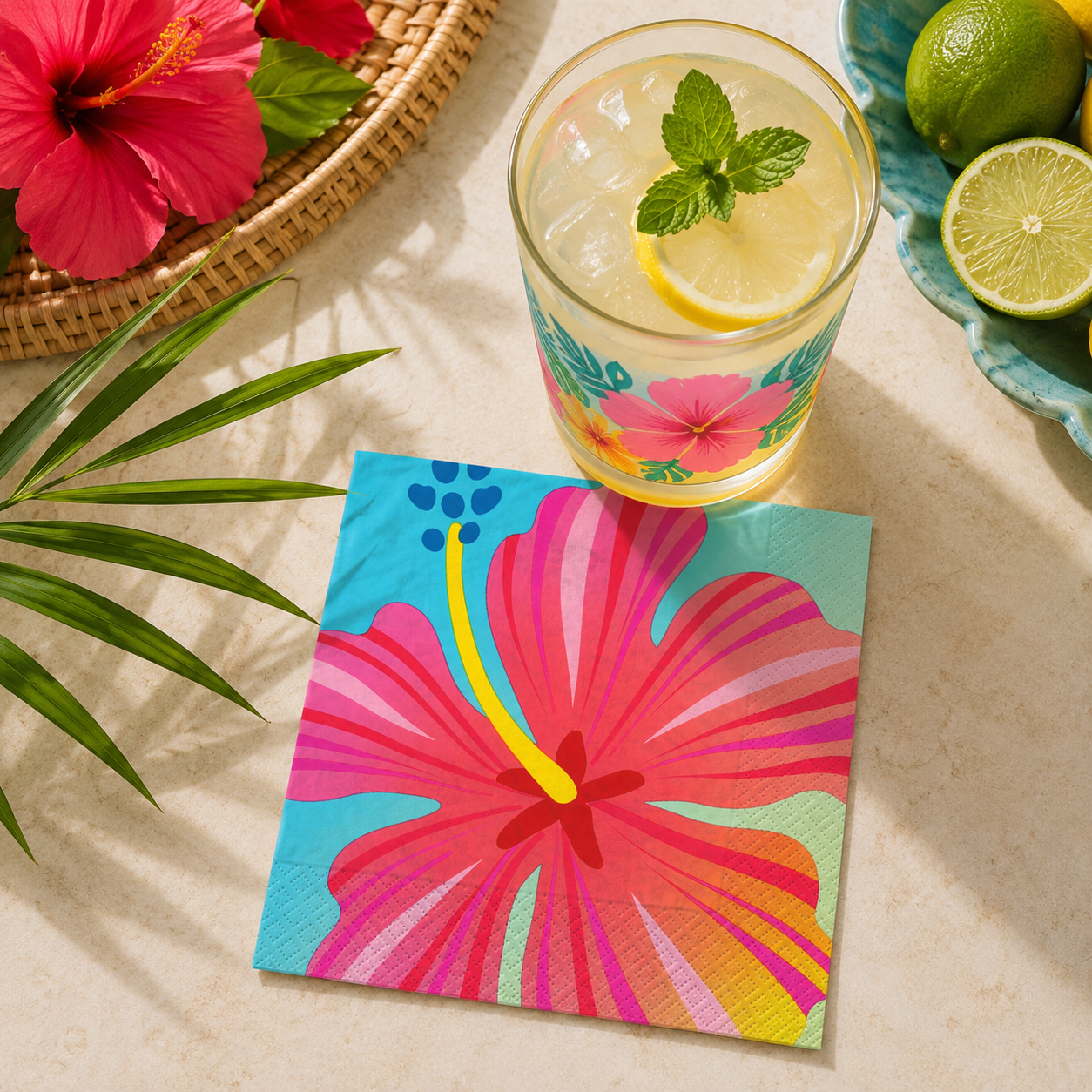 Summer Dream Beverage Napkins, 16ct