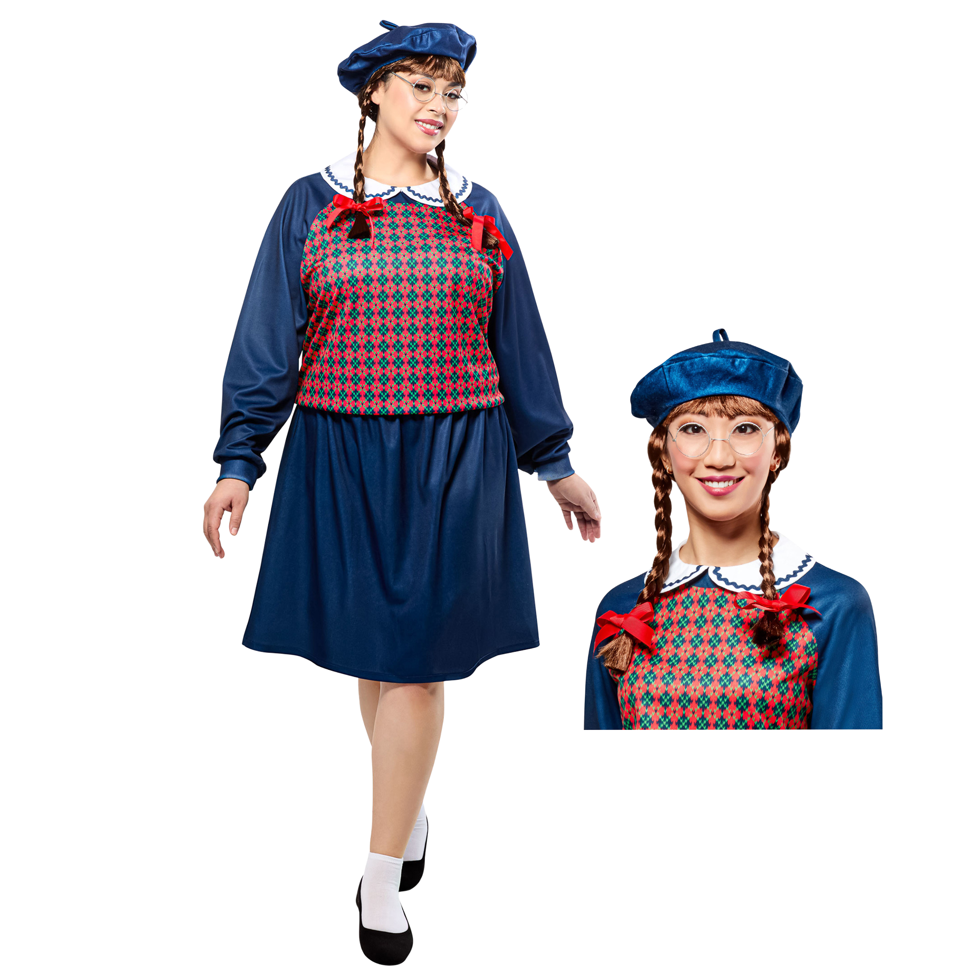 Women??s Plus Size American Girl Molly McIntire Costume Set